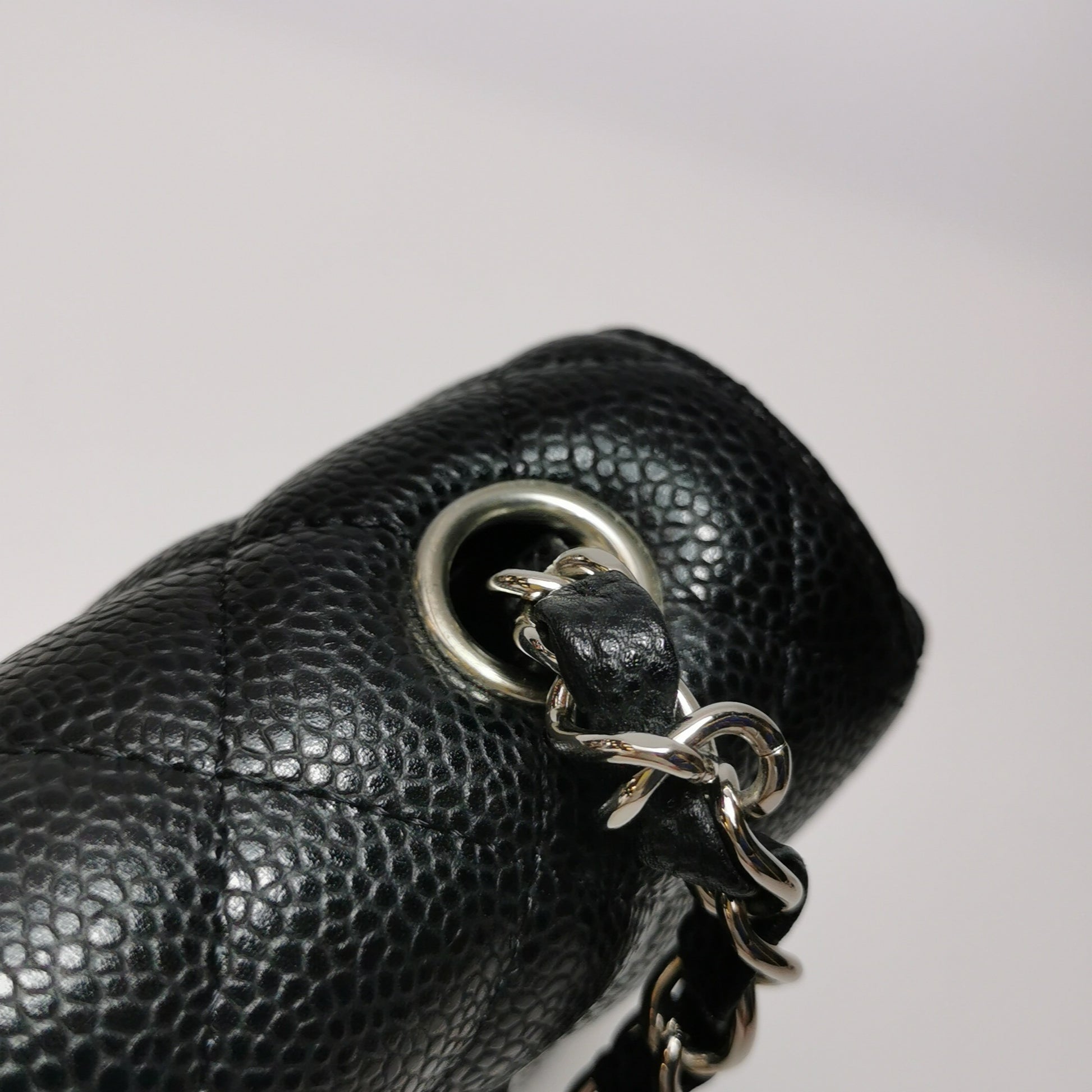 Chanel Flap East West Caviar