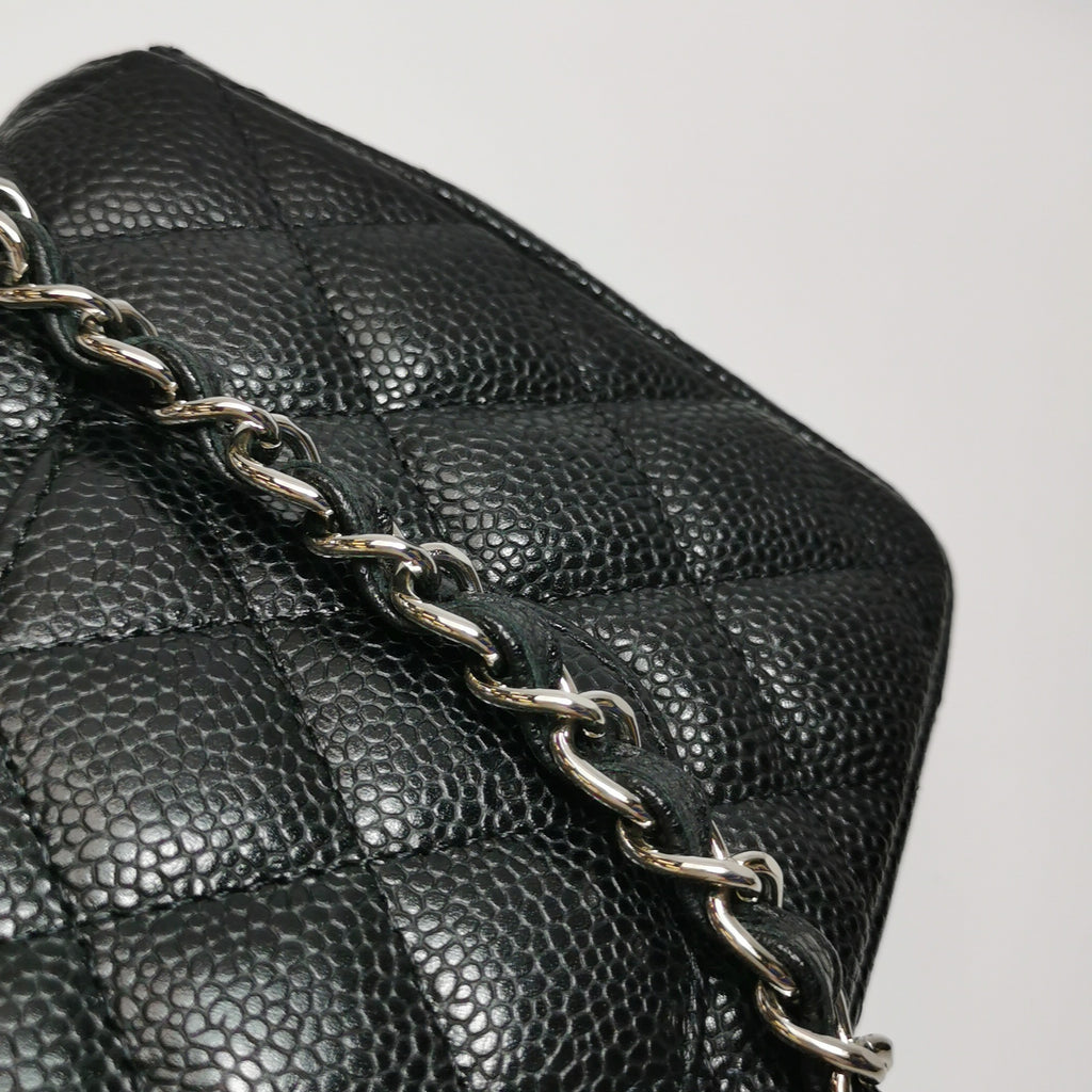 Chanel Flap East West Caviar
