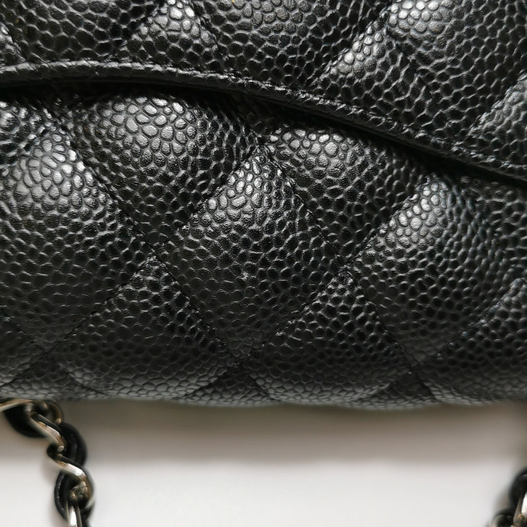 Chanel Flap East West Caviar