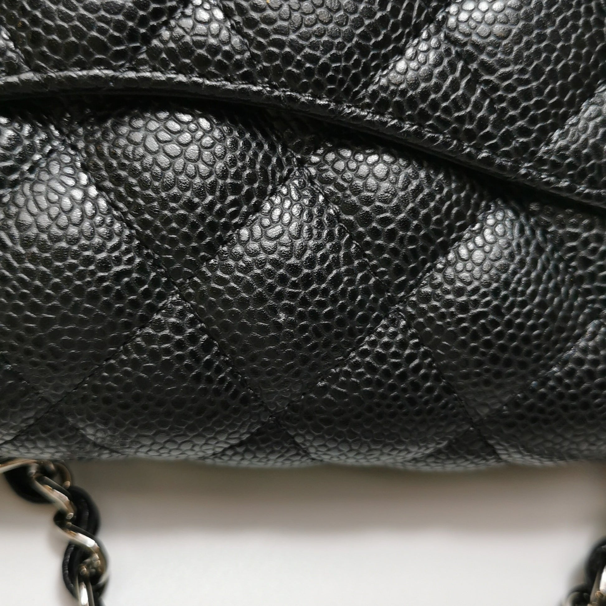 Chanel Flap East West Caviar