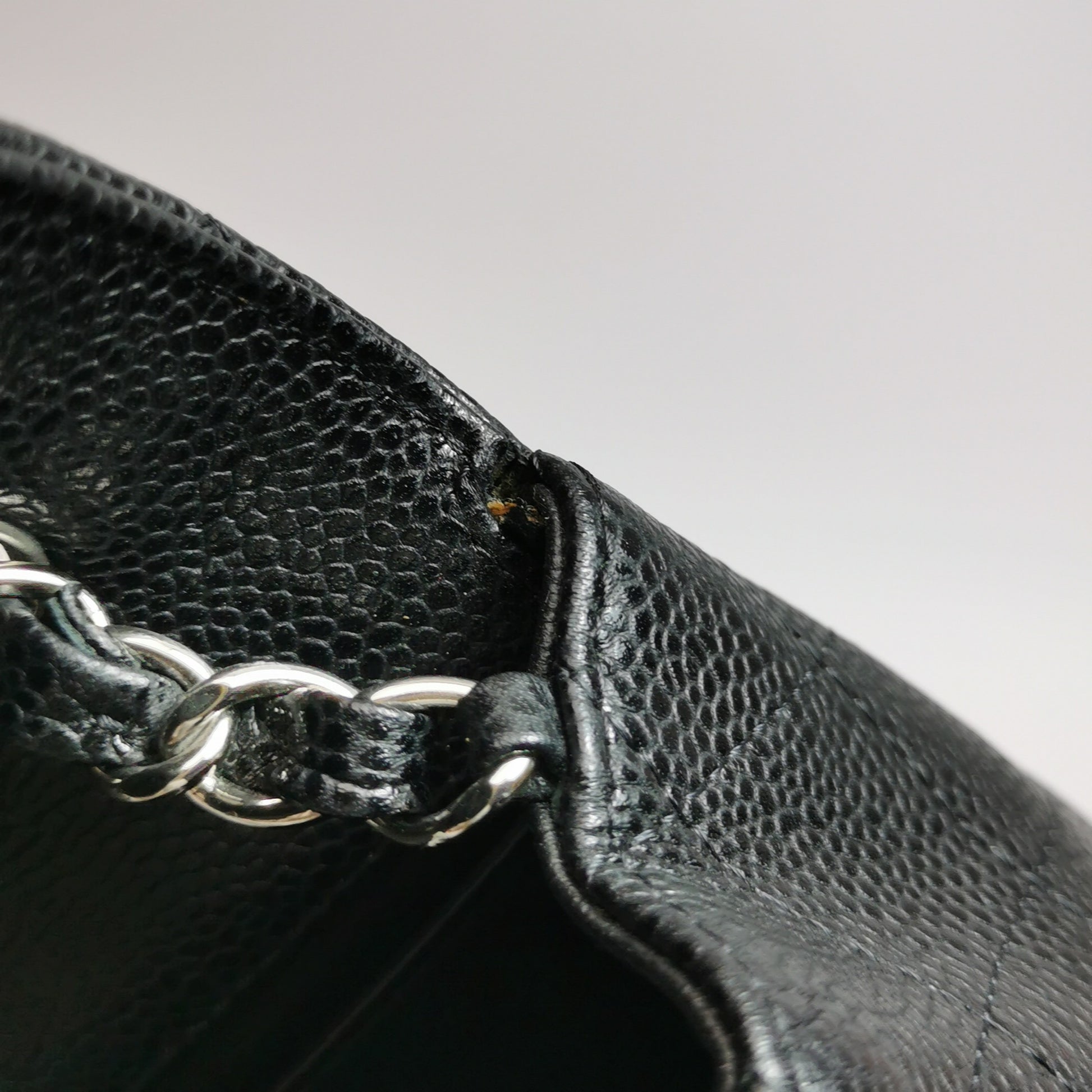 Chanel Flap East West Caviar