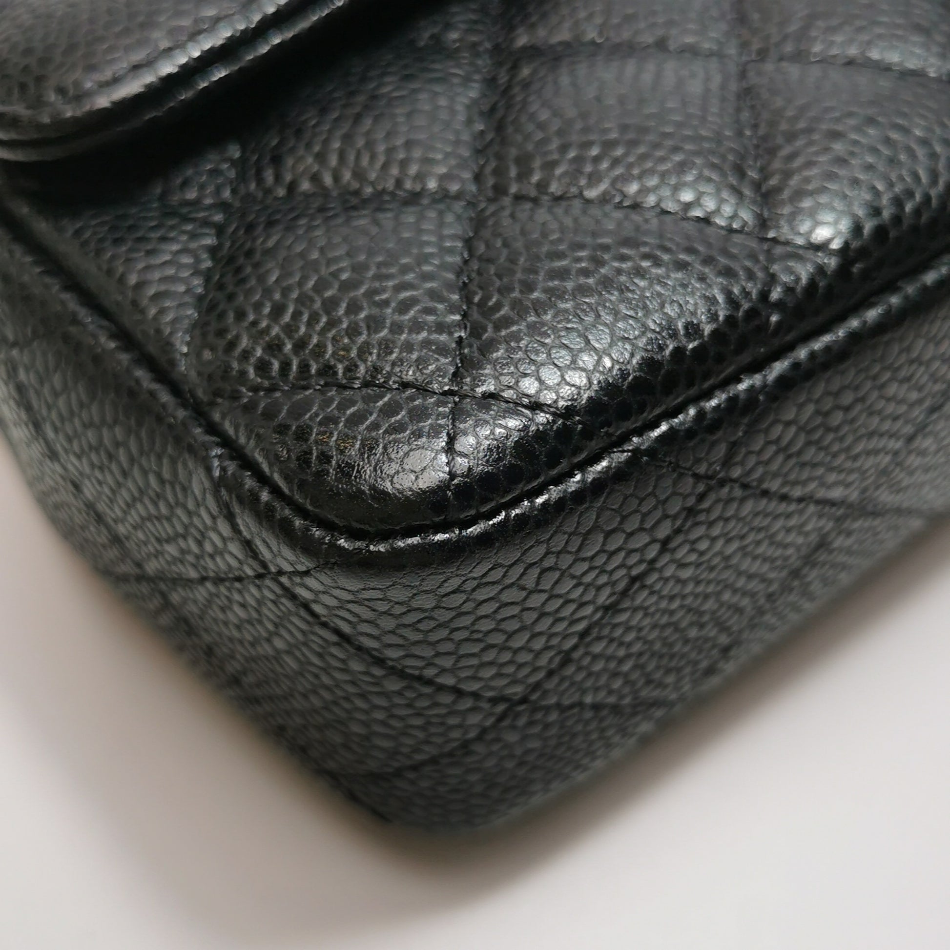 Chanel Flap East West Caviar