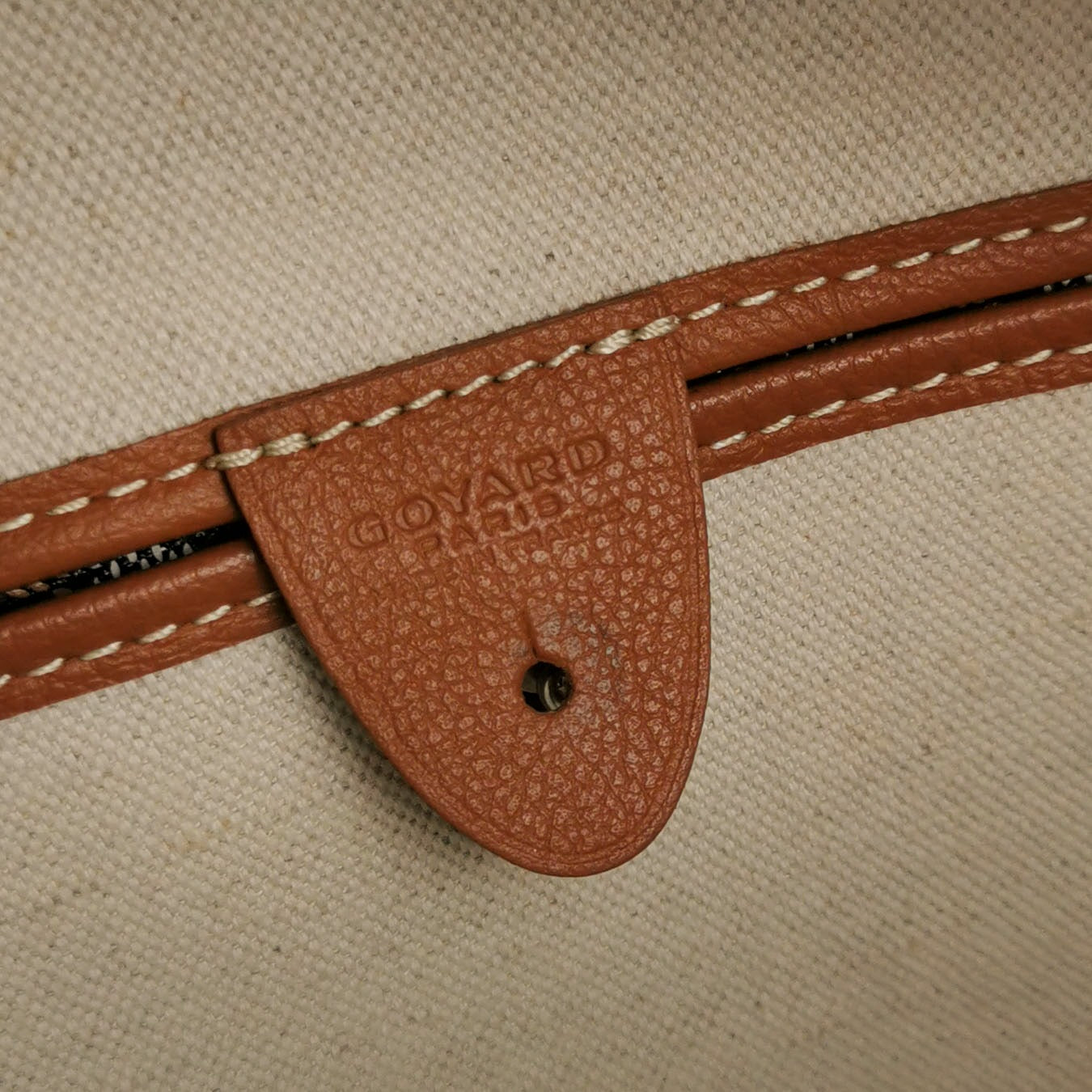 Goyard Artois PM Noir Tan