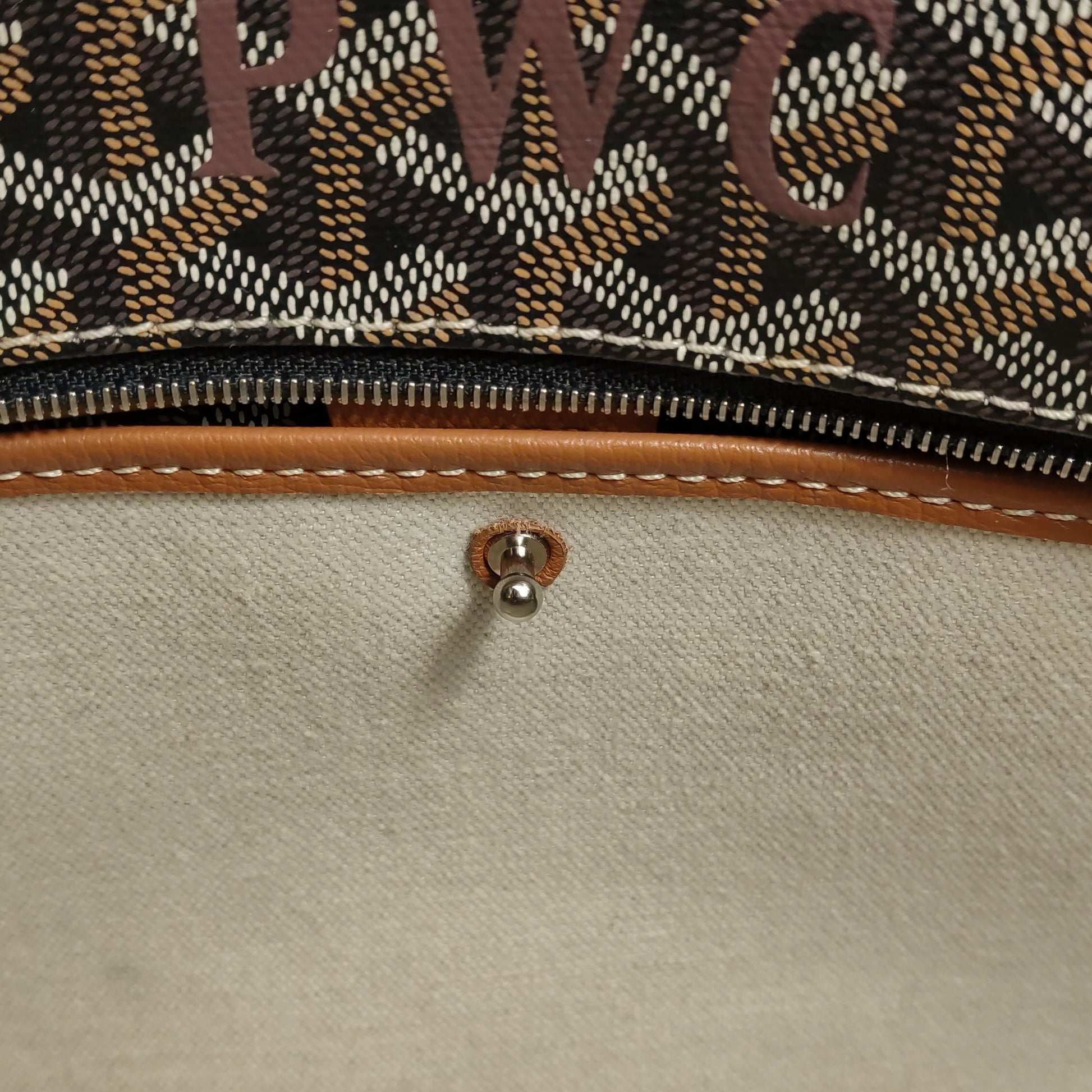 Goyard Artois PM Noir Tan