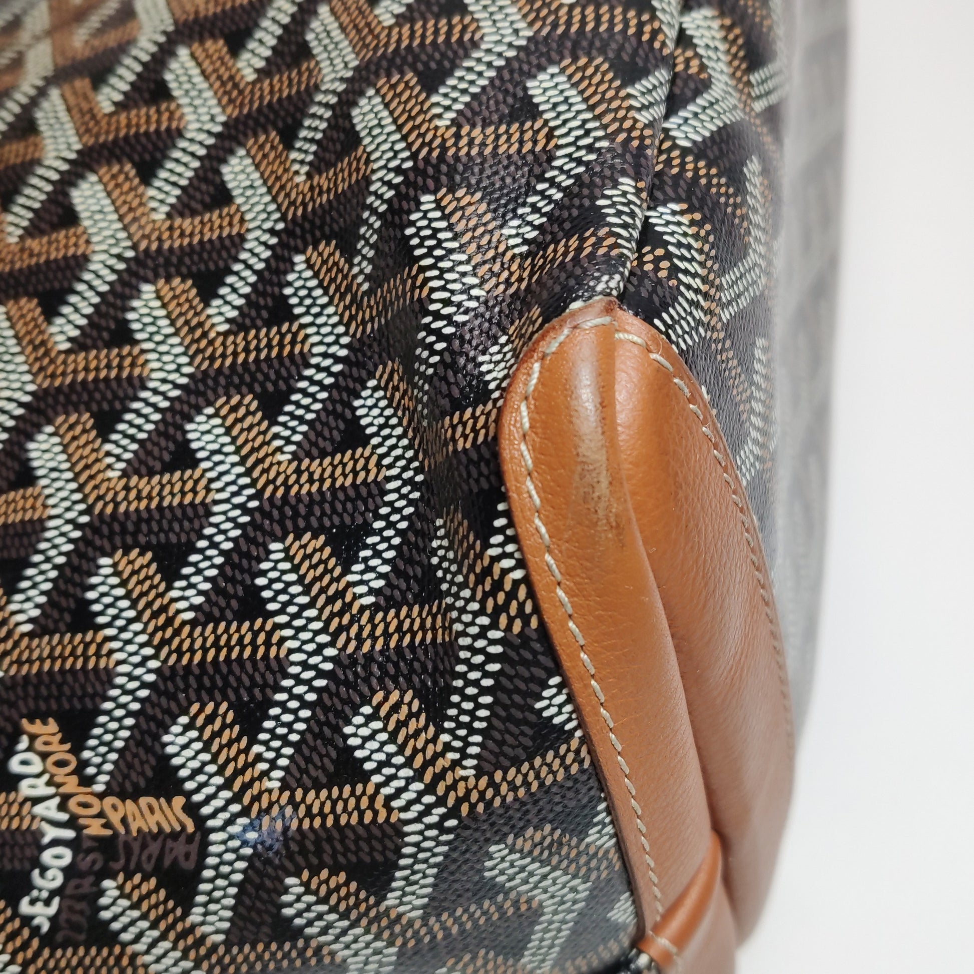 Goyard Artois PM Noir Tan