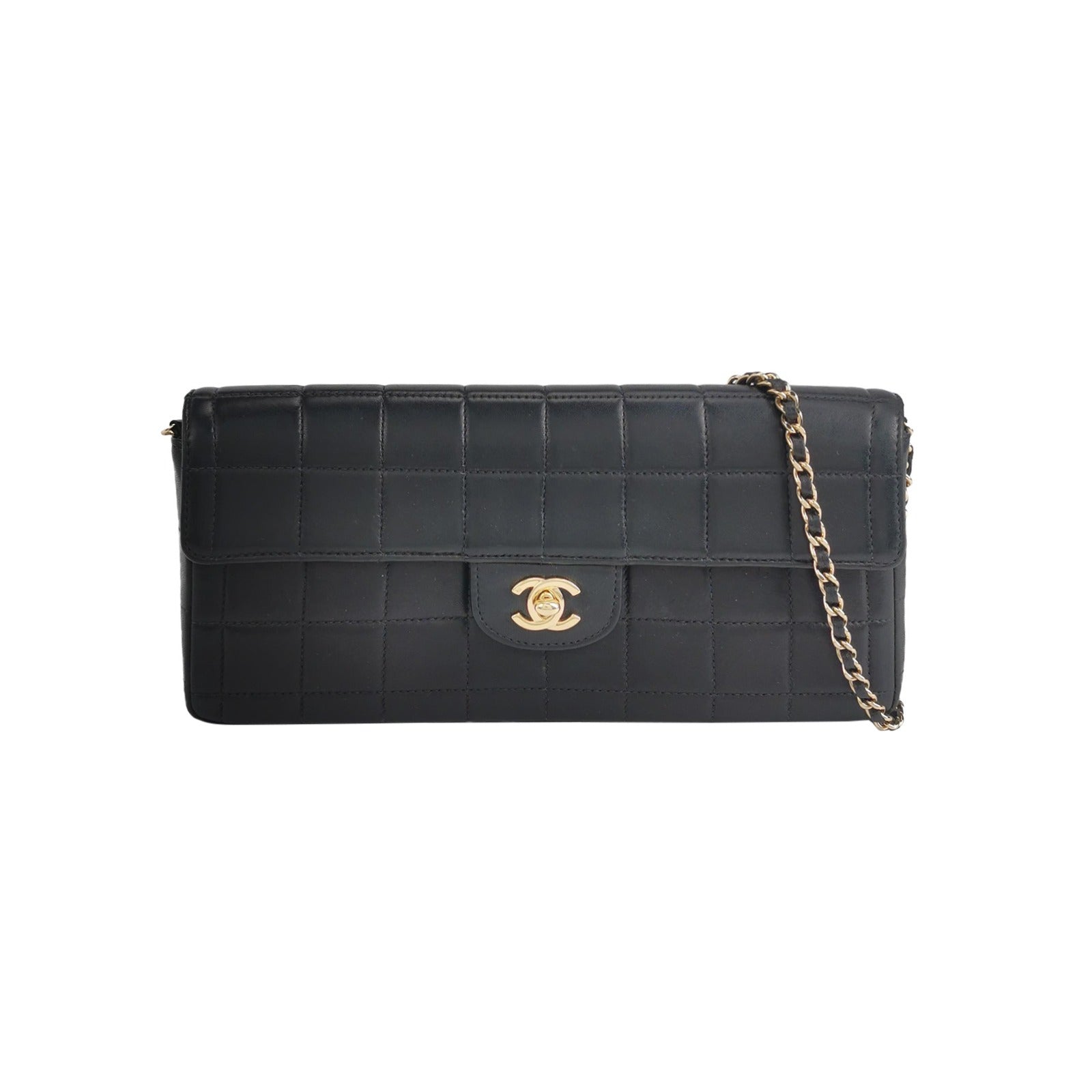 Chanel Flap Chocolate Bar East West