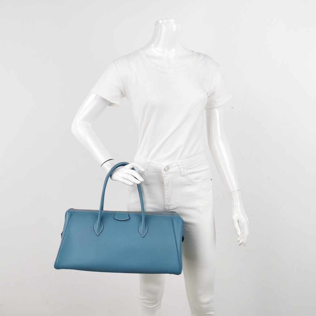 Hermès Bombay 40 Epsom Blue Jean