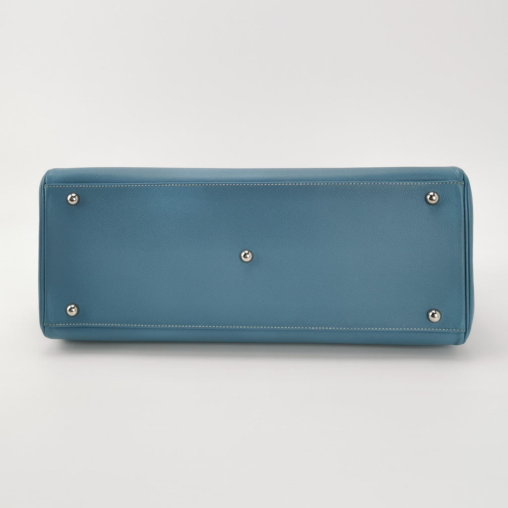 Hermès Bombay 40 Epsom Blue Jean