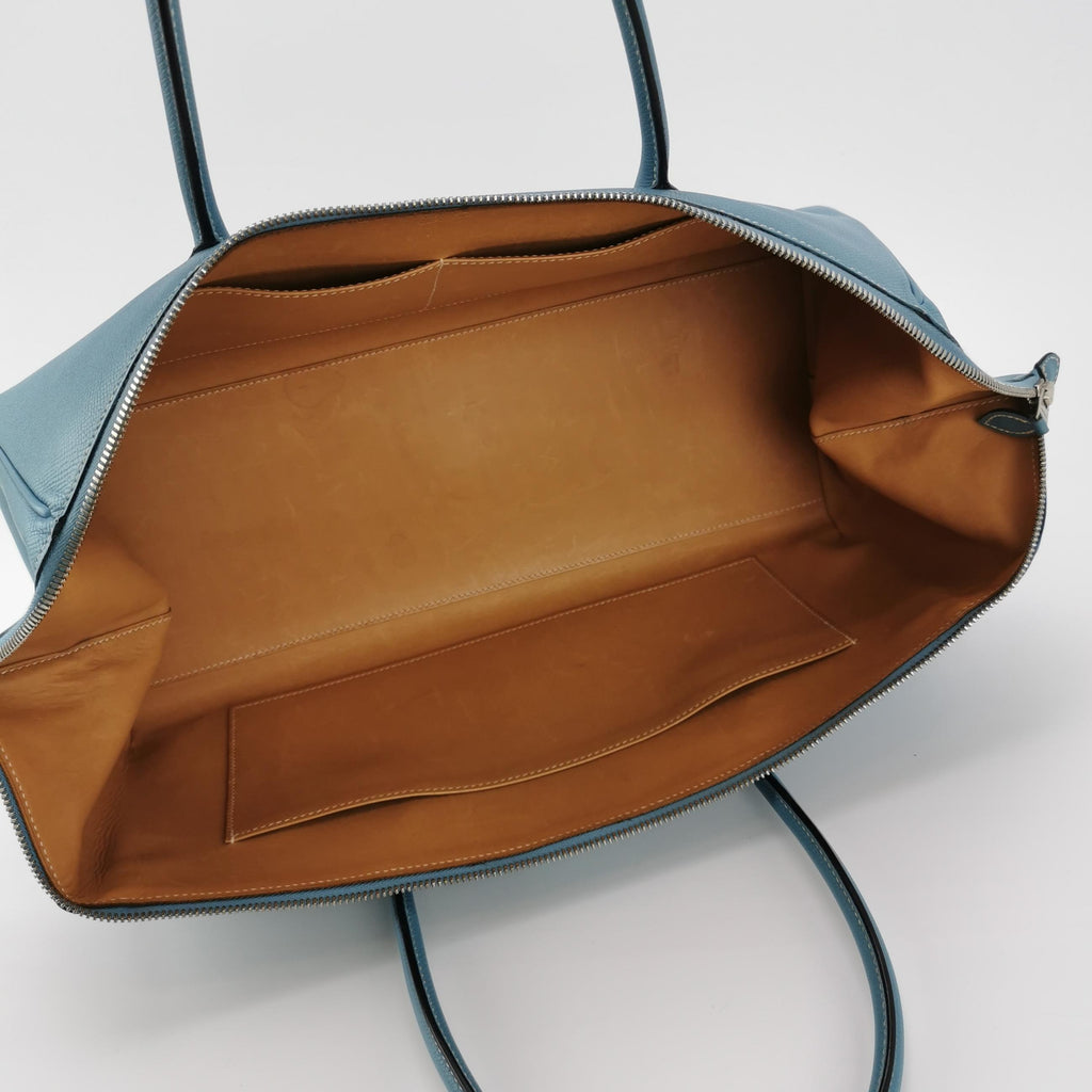 Hermès Bombay 40 Epsom Blue Jean