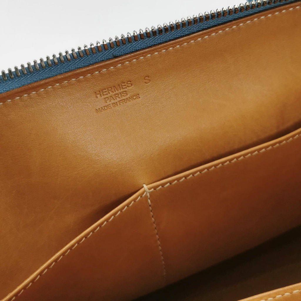 Hermès Bombay 40 Epsom Blue Jean