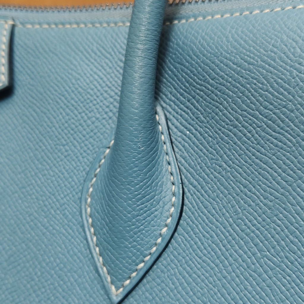 Hermès Bombay 40 Epsom Blue Jean