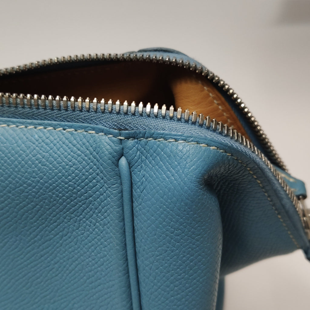 Hermès Bombay 40 Epsom Blue Jean