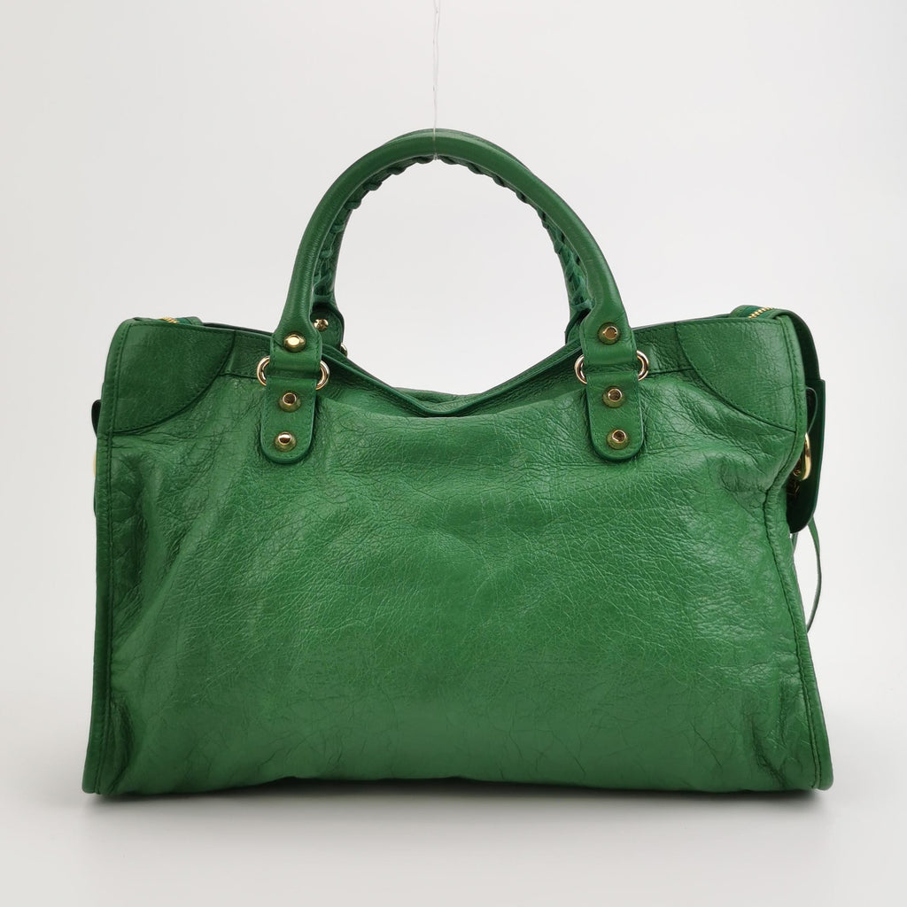 Balenciaga Classic City Medium Green