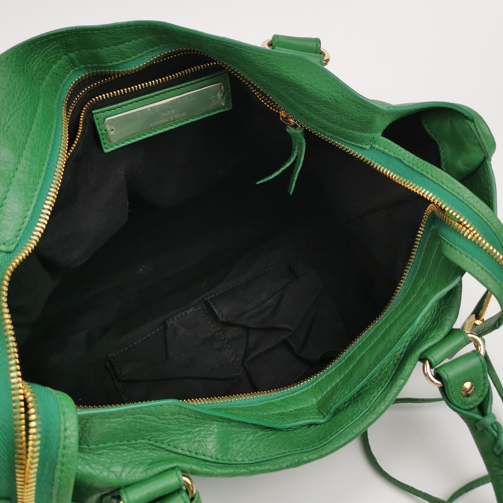 Balenciaga Classic City Medium Green