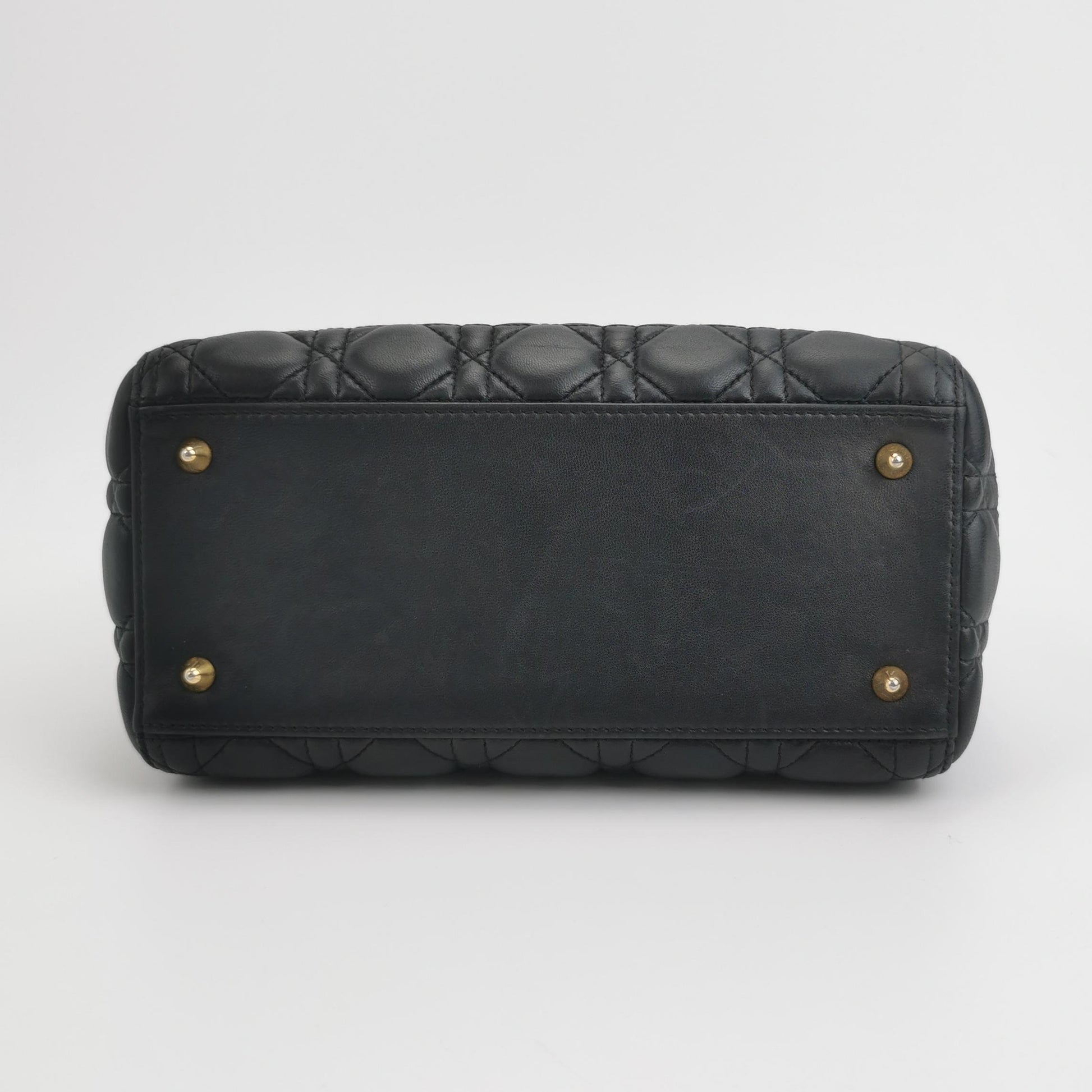 Dior Lady Dior Medium Black Quilted