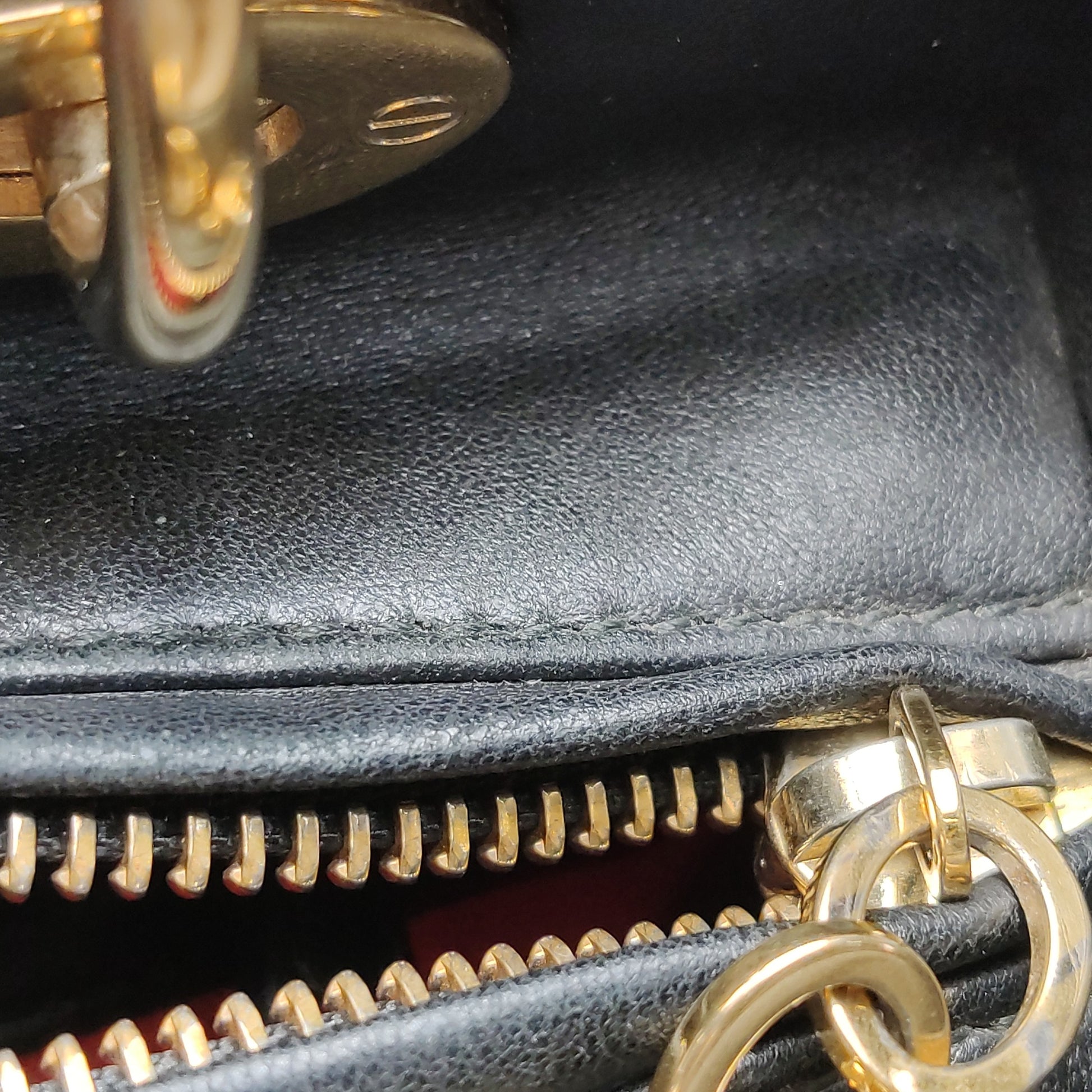 Dior Lady Dior Medium Black Quilted