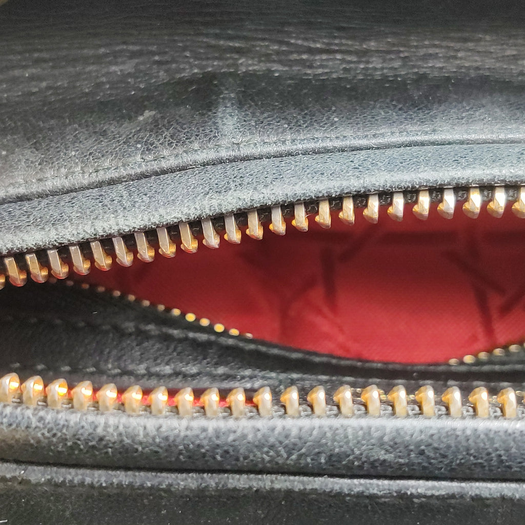 Dior Lady Dior Medium Black Quilted