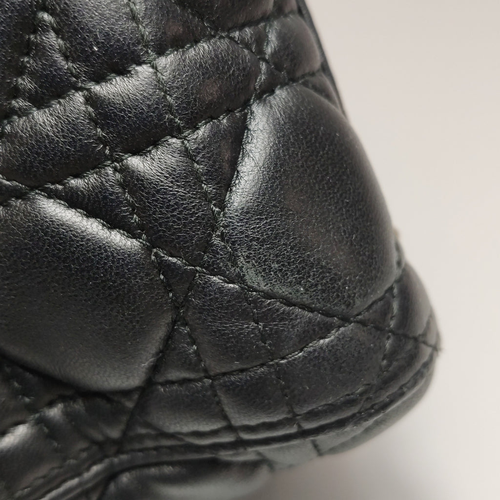 Dior Lady Dior Medium Black Quilted