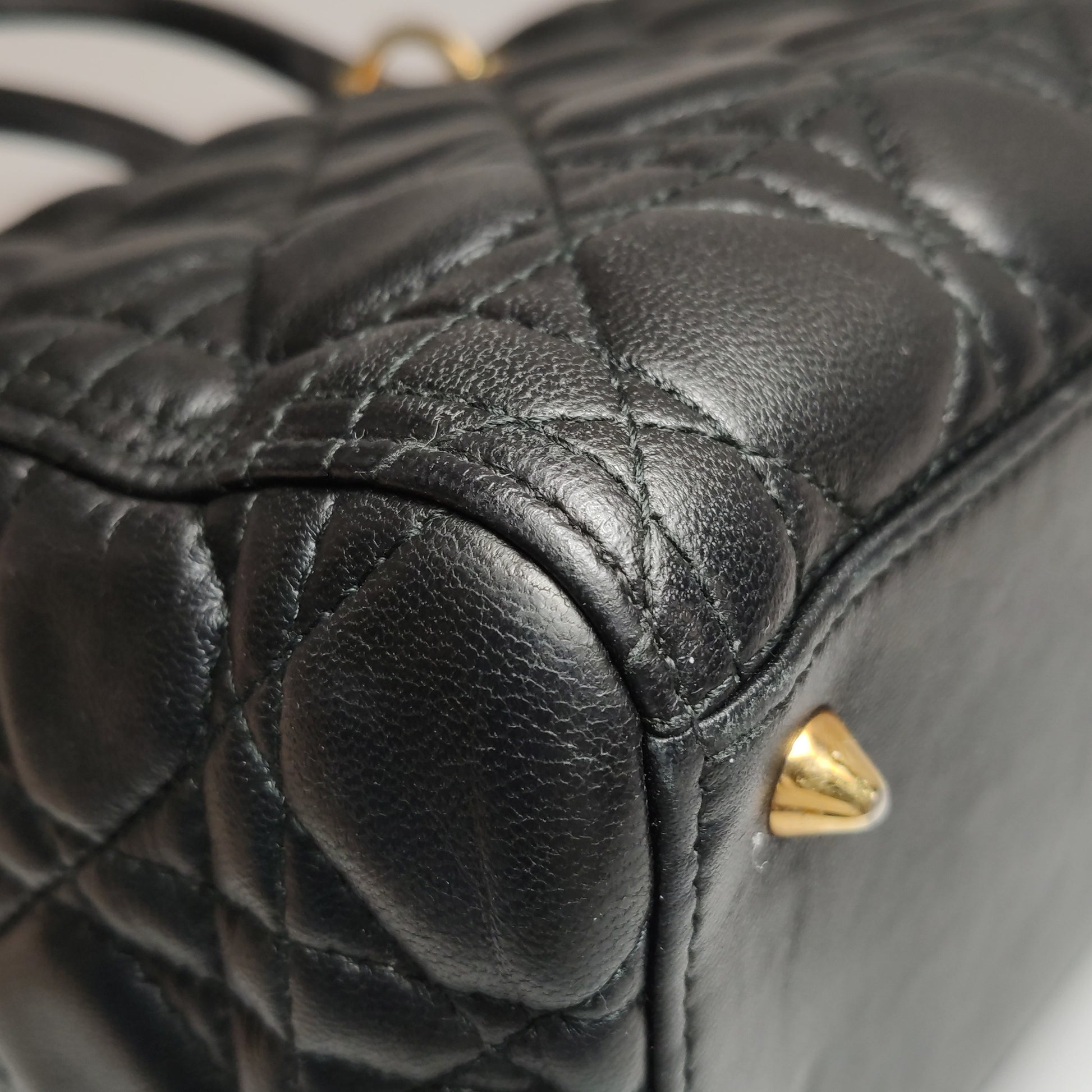 Dior Lady Dior Medium Black Quilted