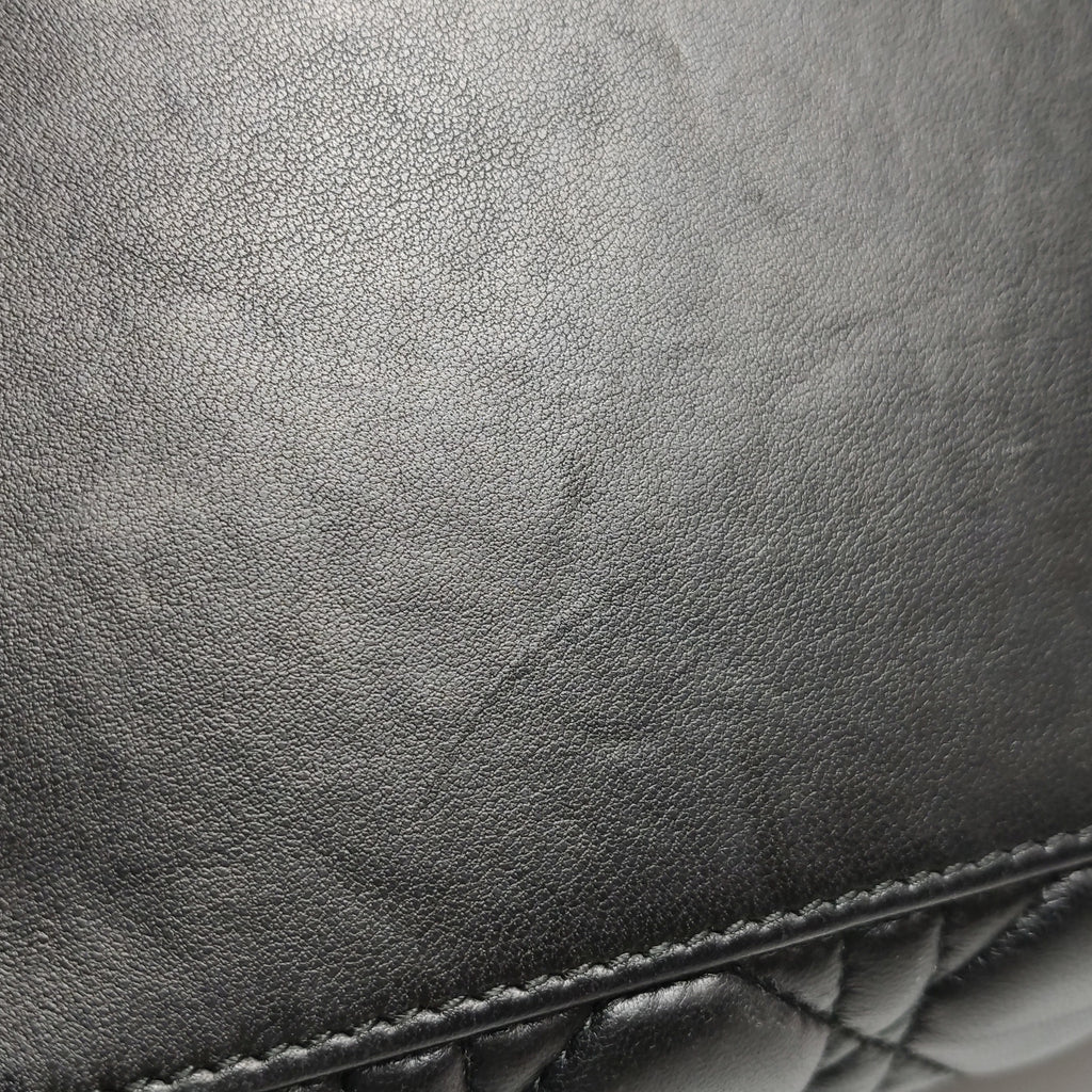 Dior Lady Dior Medium Black Quilted