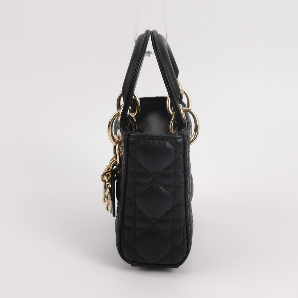 Dior Lady Dior Micro Black Quilted
