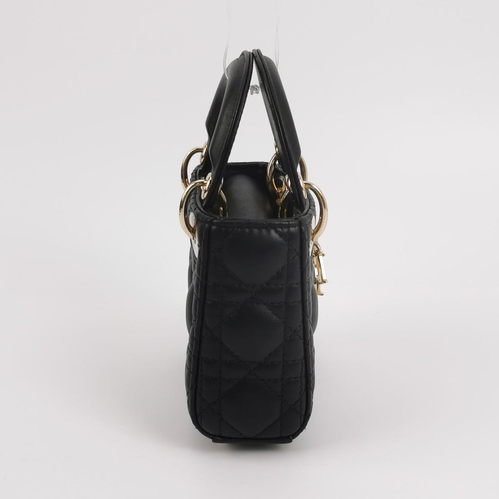 Dior Lady Dior Micro Black Quilted