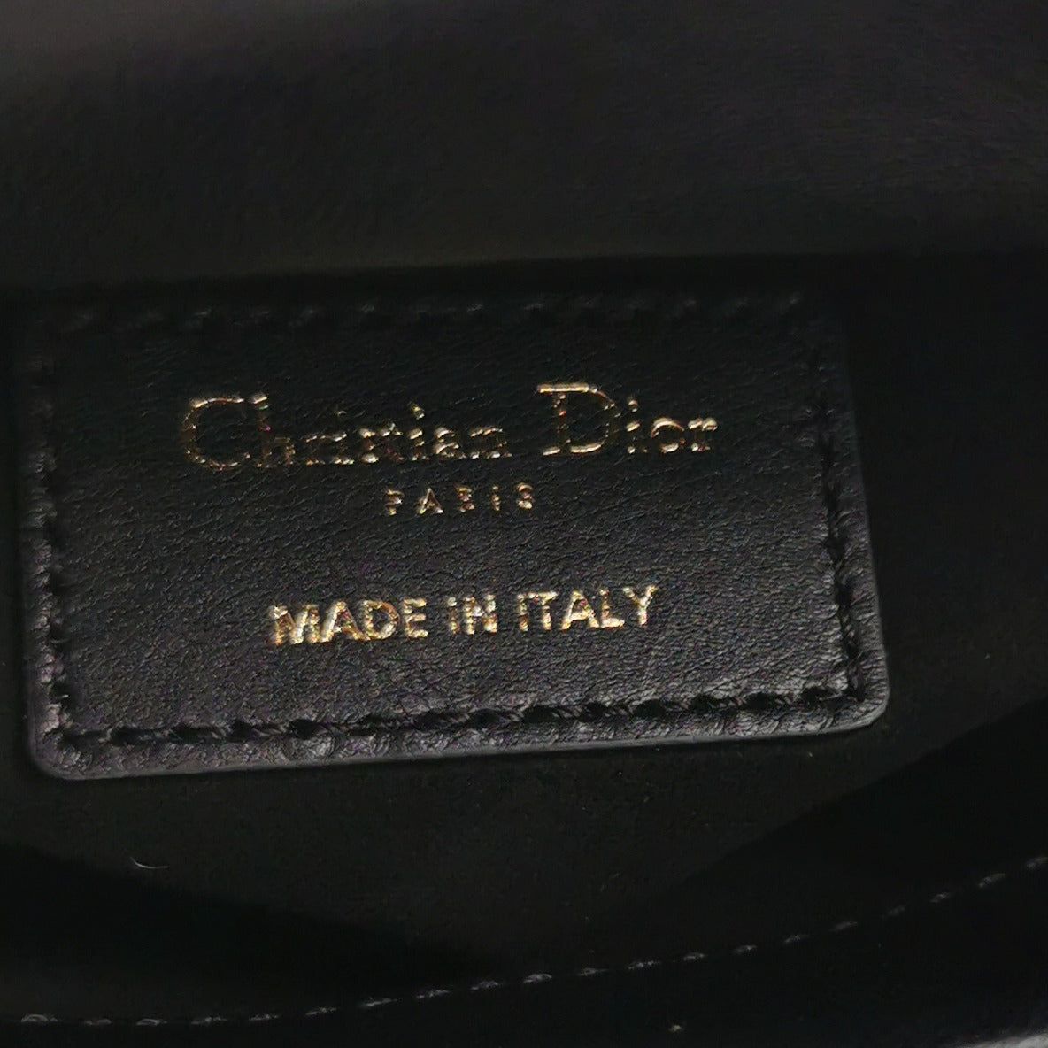 Dior Lady Dior Micro Black Quilted