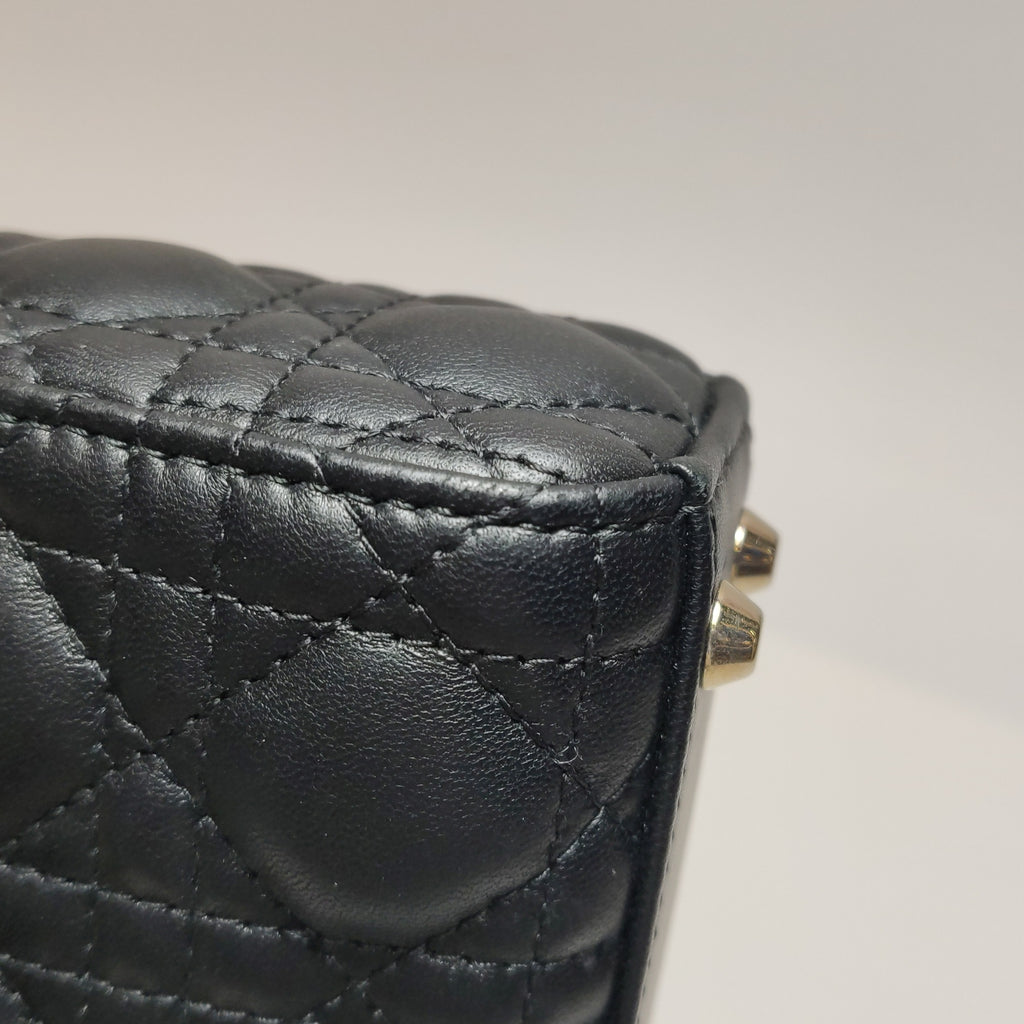 Dior Lady Dior Micro Black Quilted