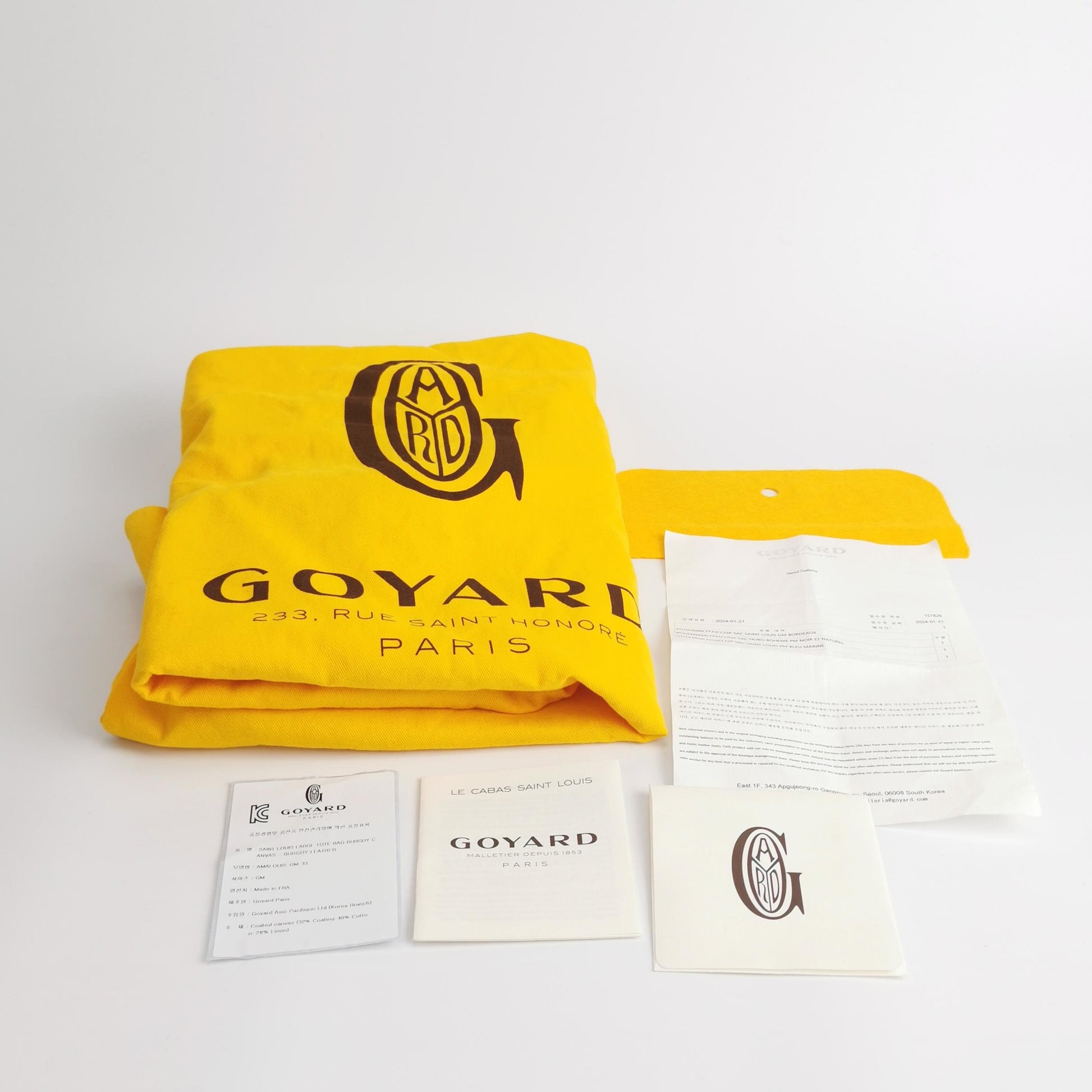 Goyard Saint Louis GM Burgundy