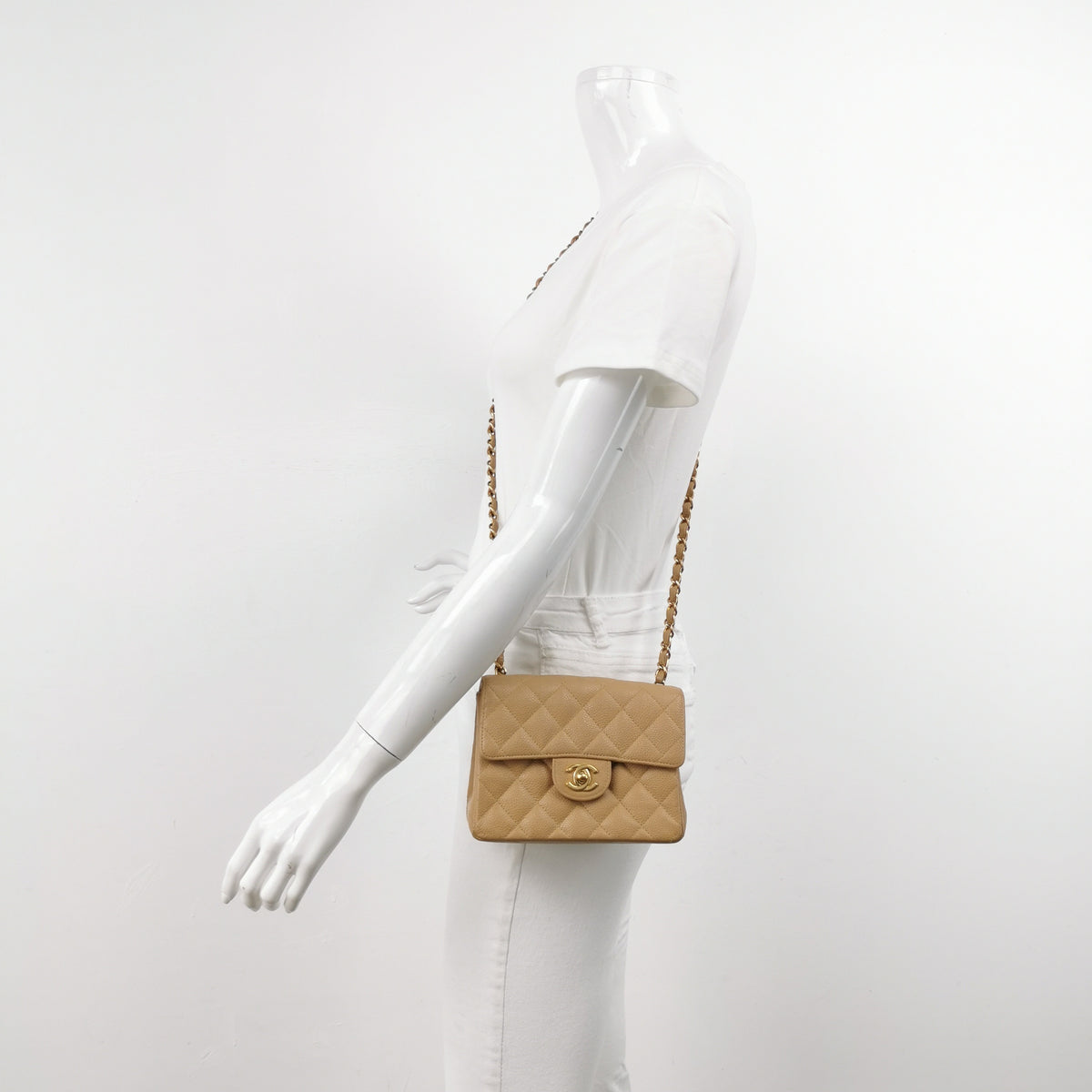 Chanel Mini Square Flap Caviar