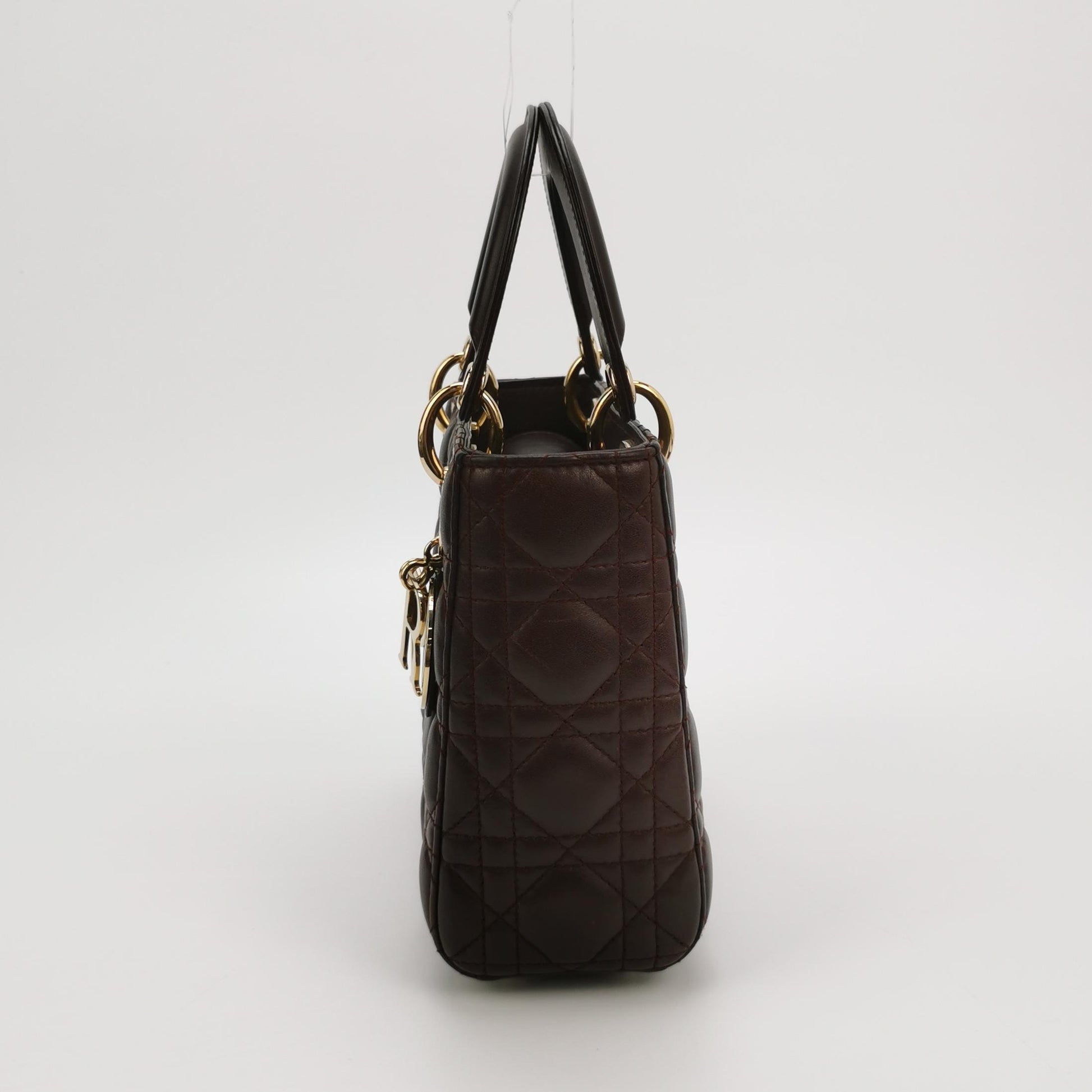 Dior Lady Dior Small Burgundy