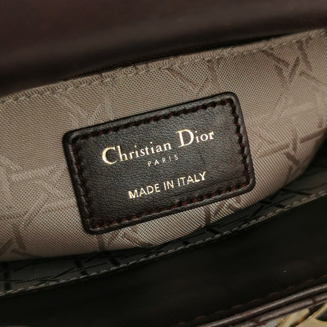 Dior Lady Dior Small Burgundy