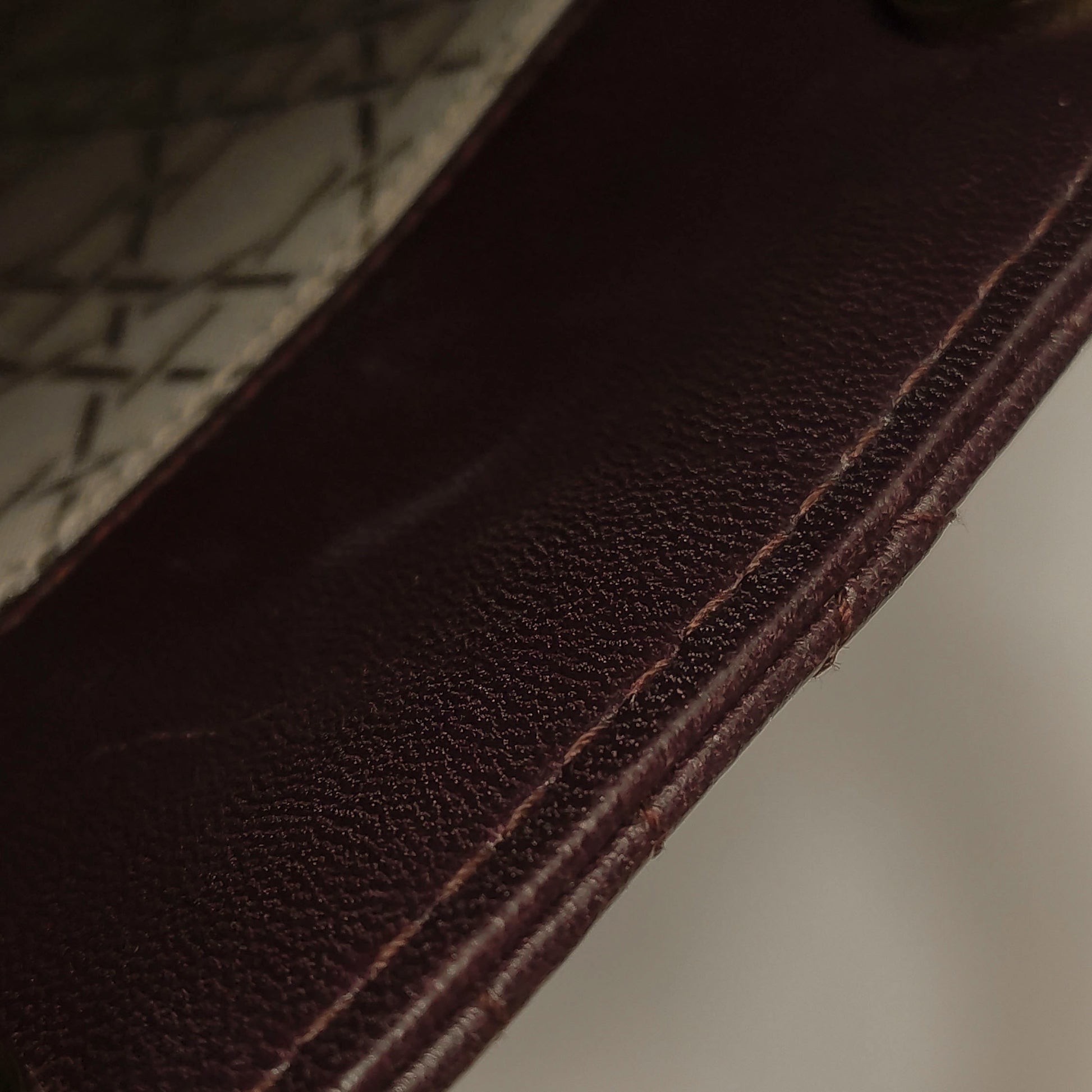 Dior Lady Dior Small Burgundy