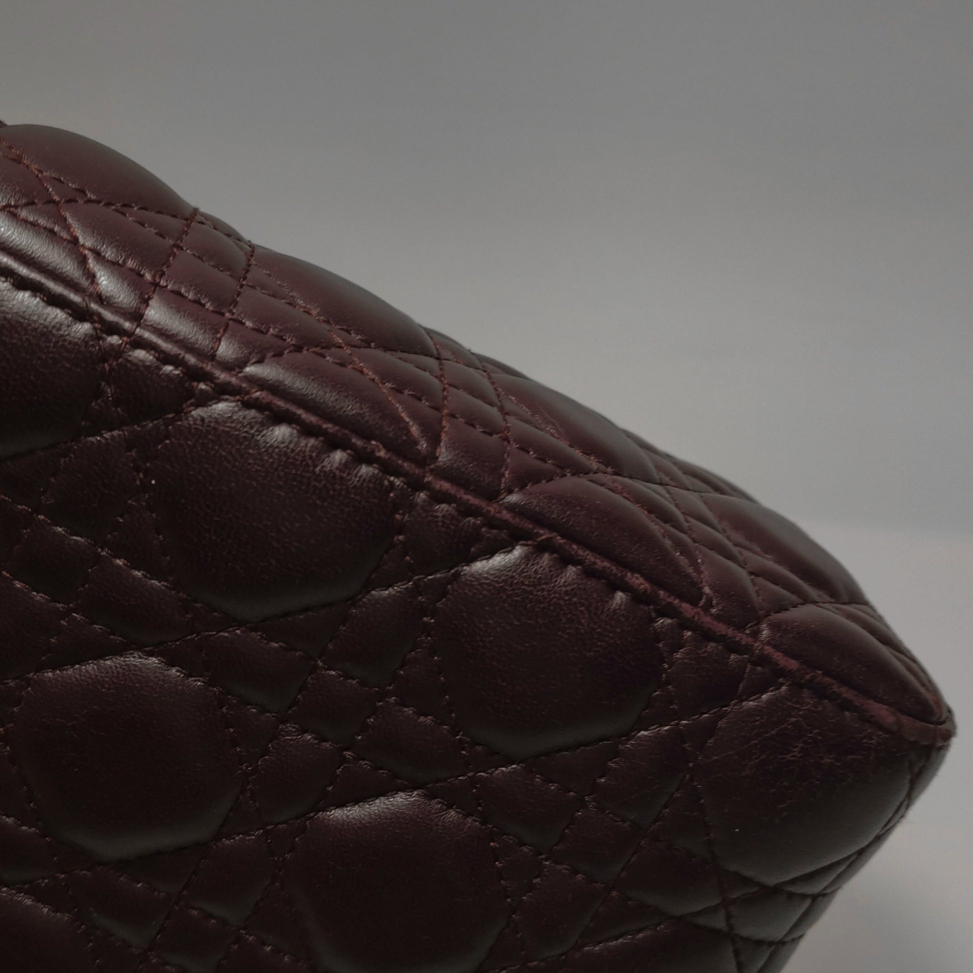 Dior Lady Dior Small Burgundy