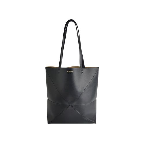 Loewe Puzzle Fold Tote Medium Black