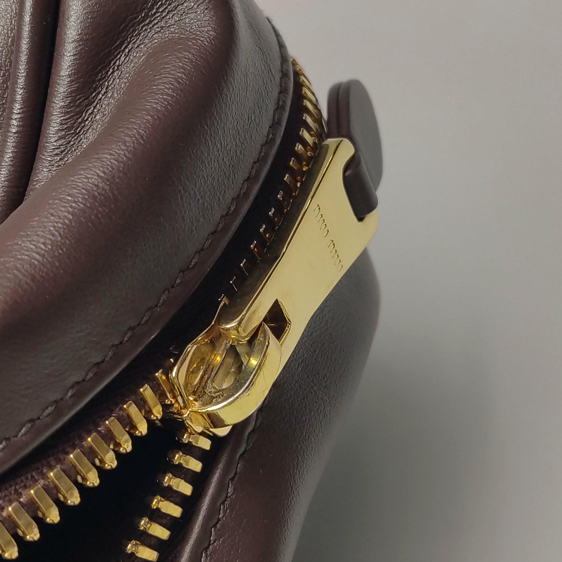 Miu Miu Beau Top Handle Bag Briarwood