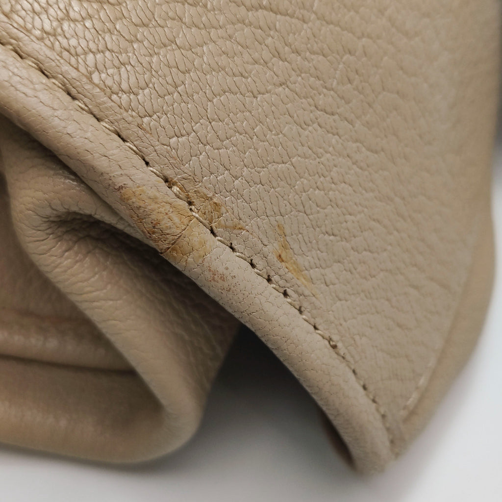 Balenciaga Medium City Metallic Edge Beige