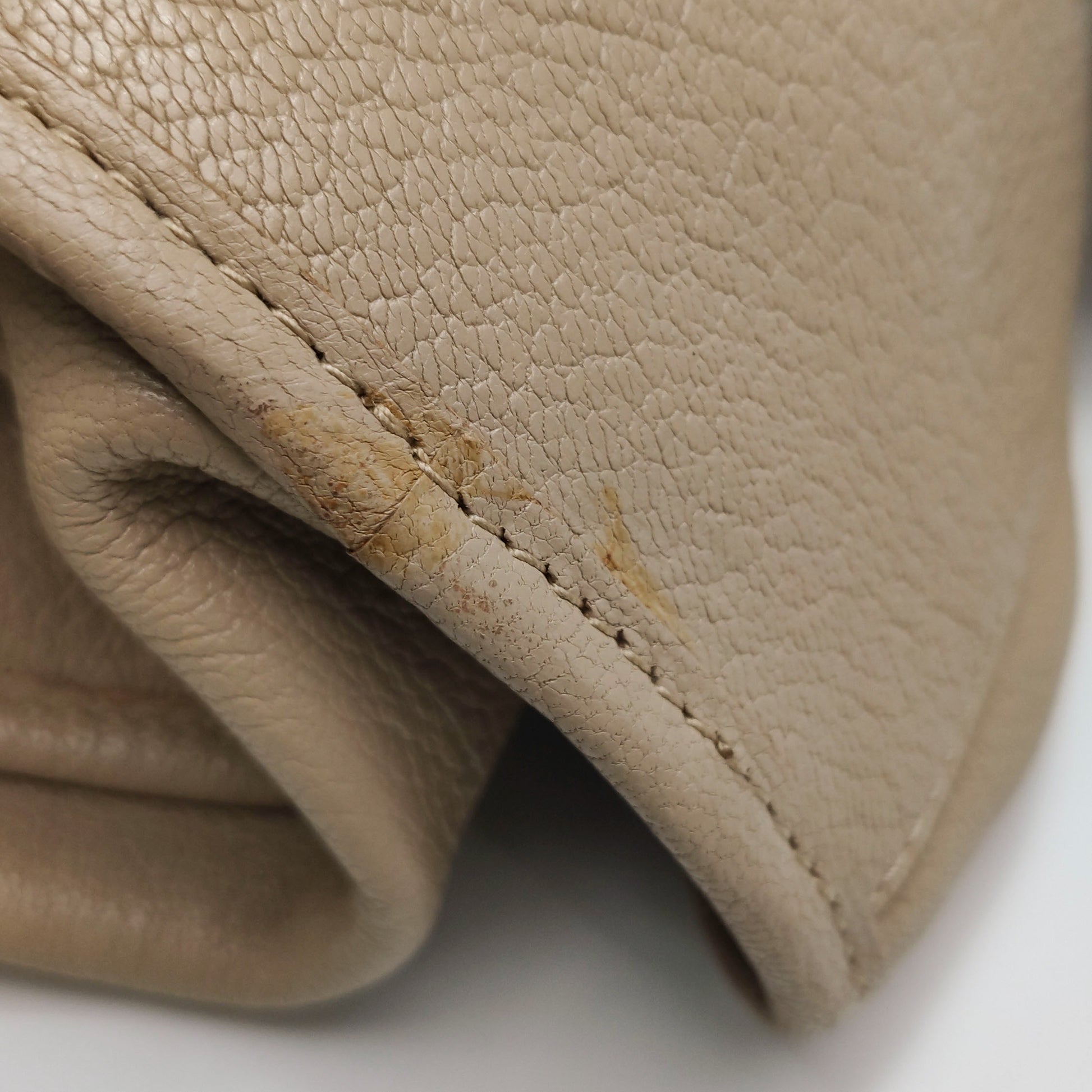 Balenciaga Medium City Metallic Edge Beige