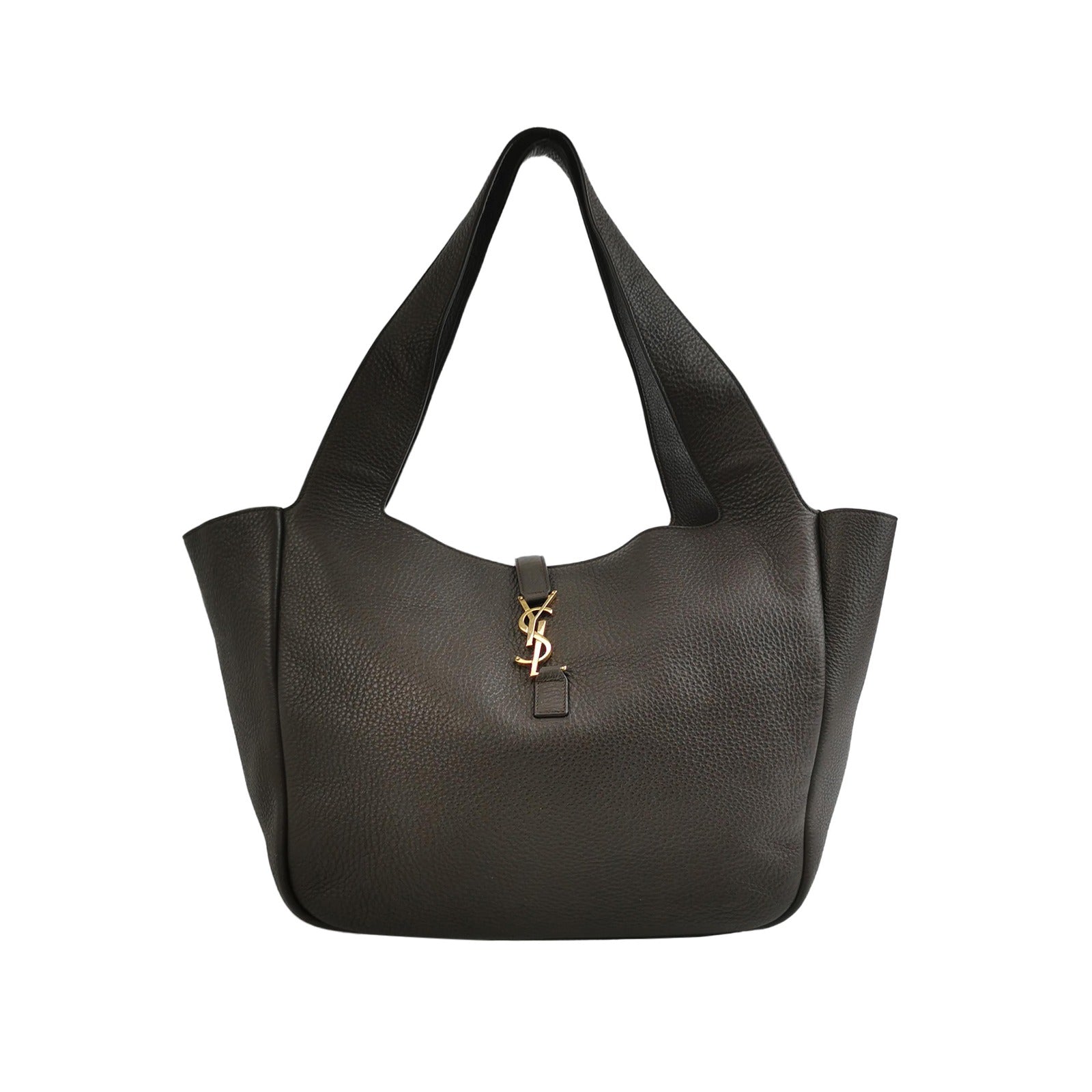Saint Laurent Le 5 a 7 Bea Tote Dark Brown