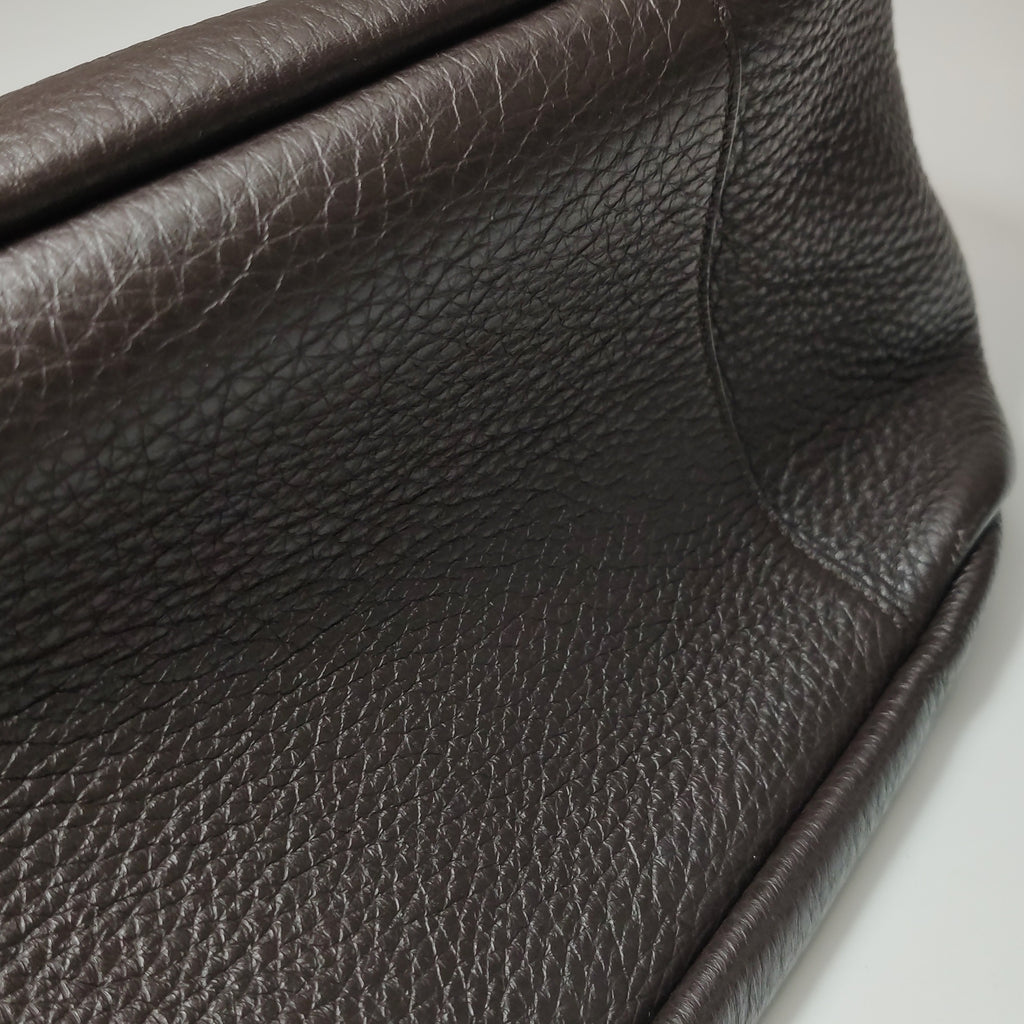 Saint Laurent Le 5 a 7 Bea Tote Dark Brown