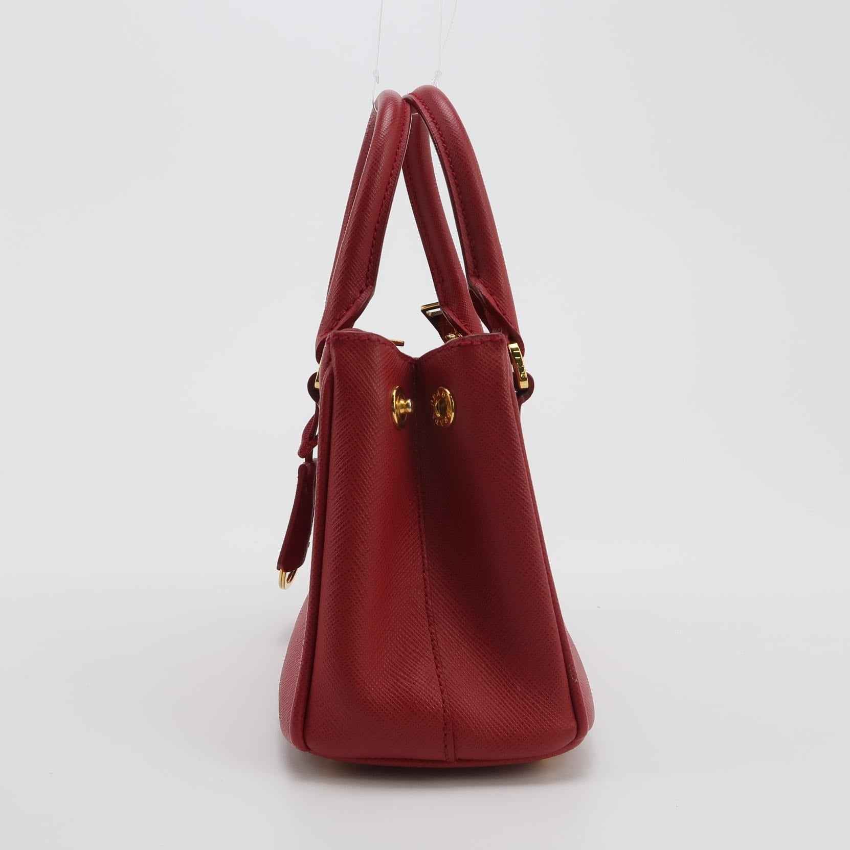 Prada Galleria Micro Red