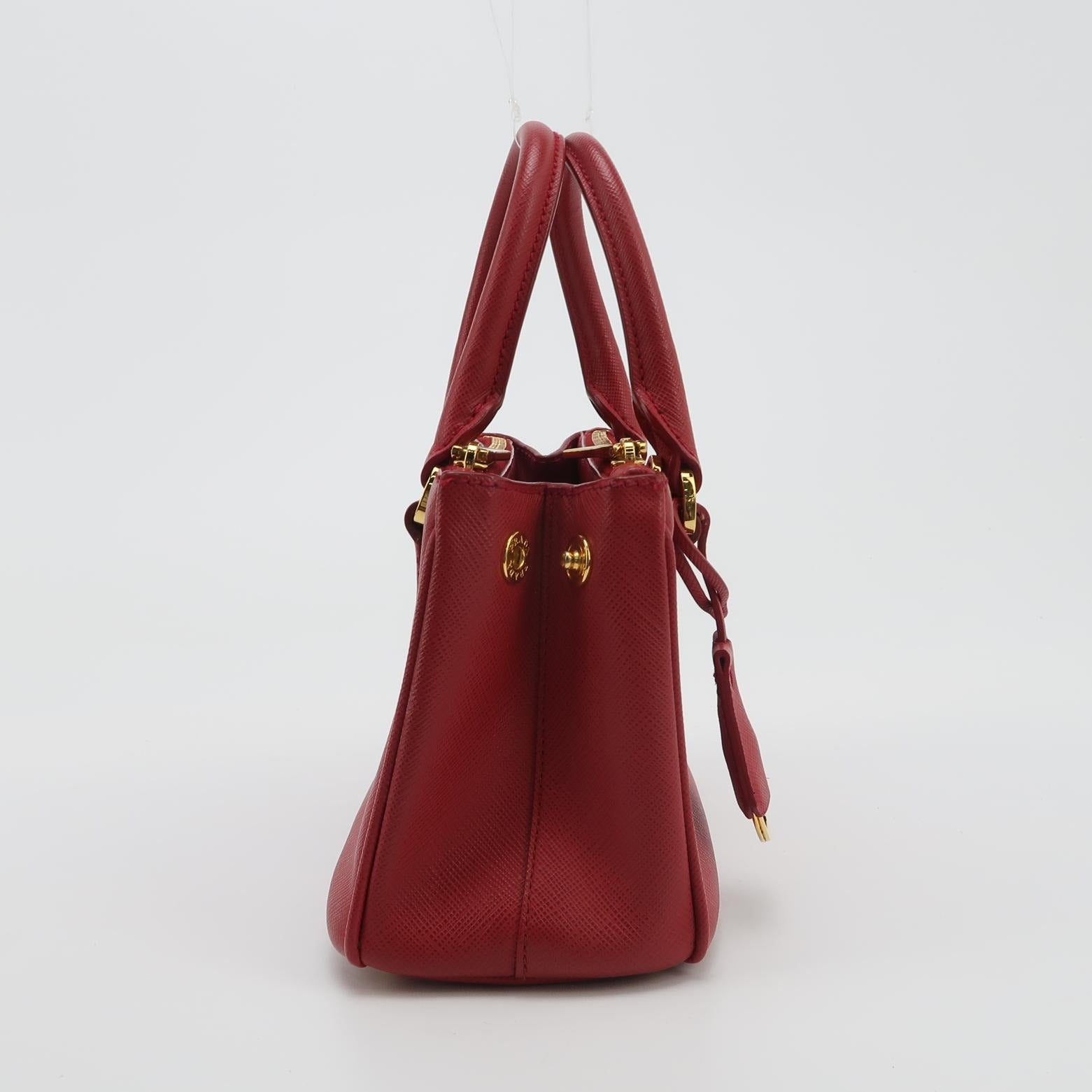 Prada Galleria Micro Red