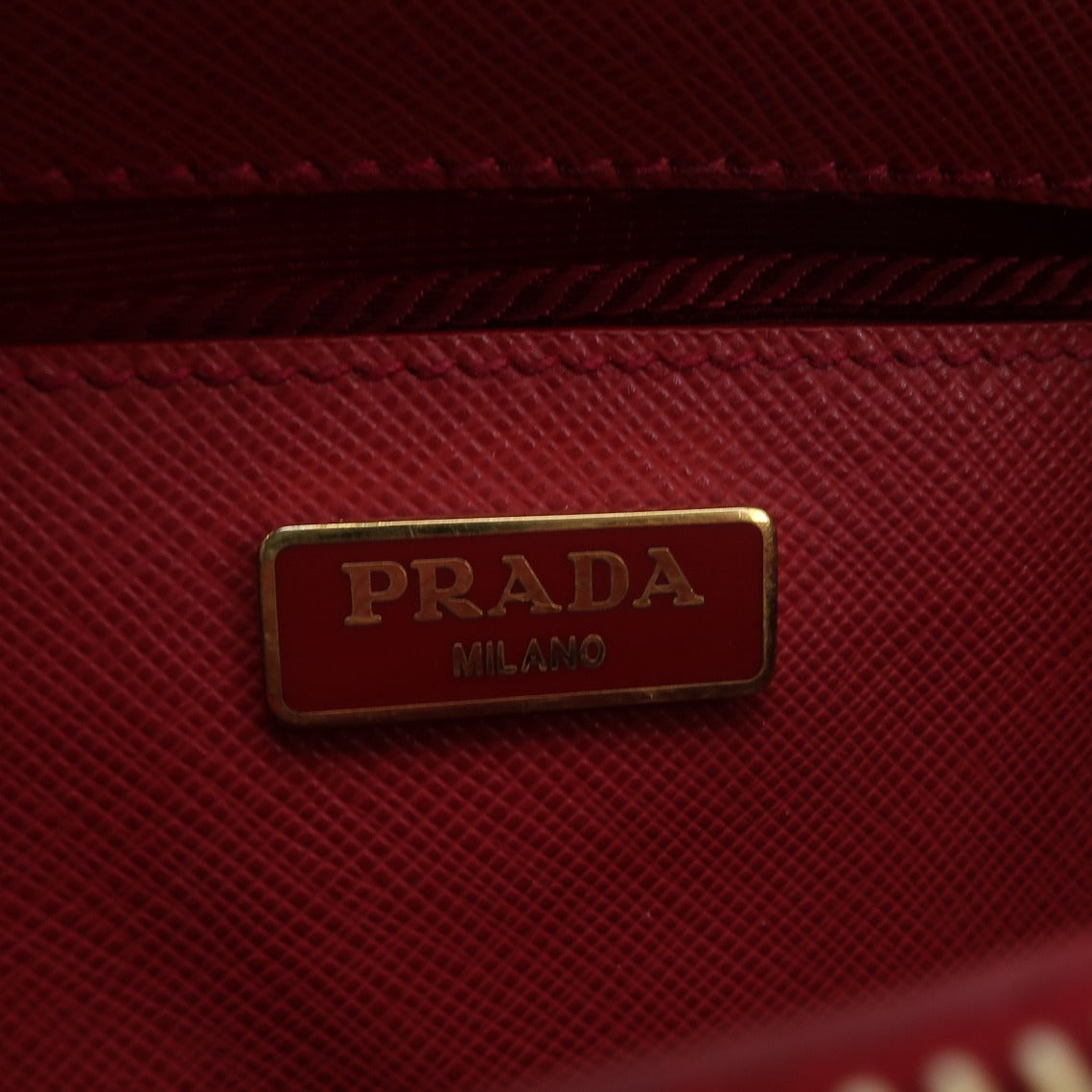 Prada Galleria Micro Red