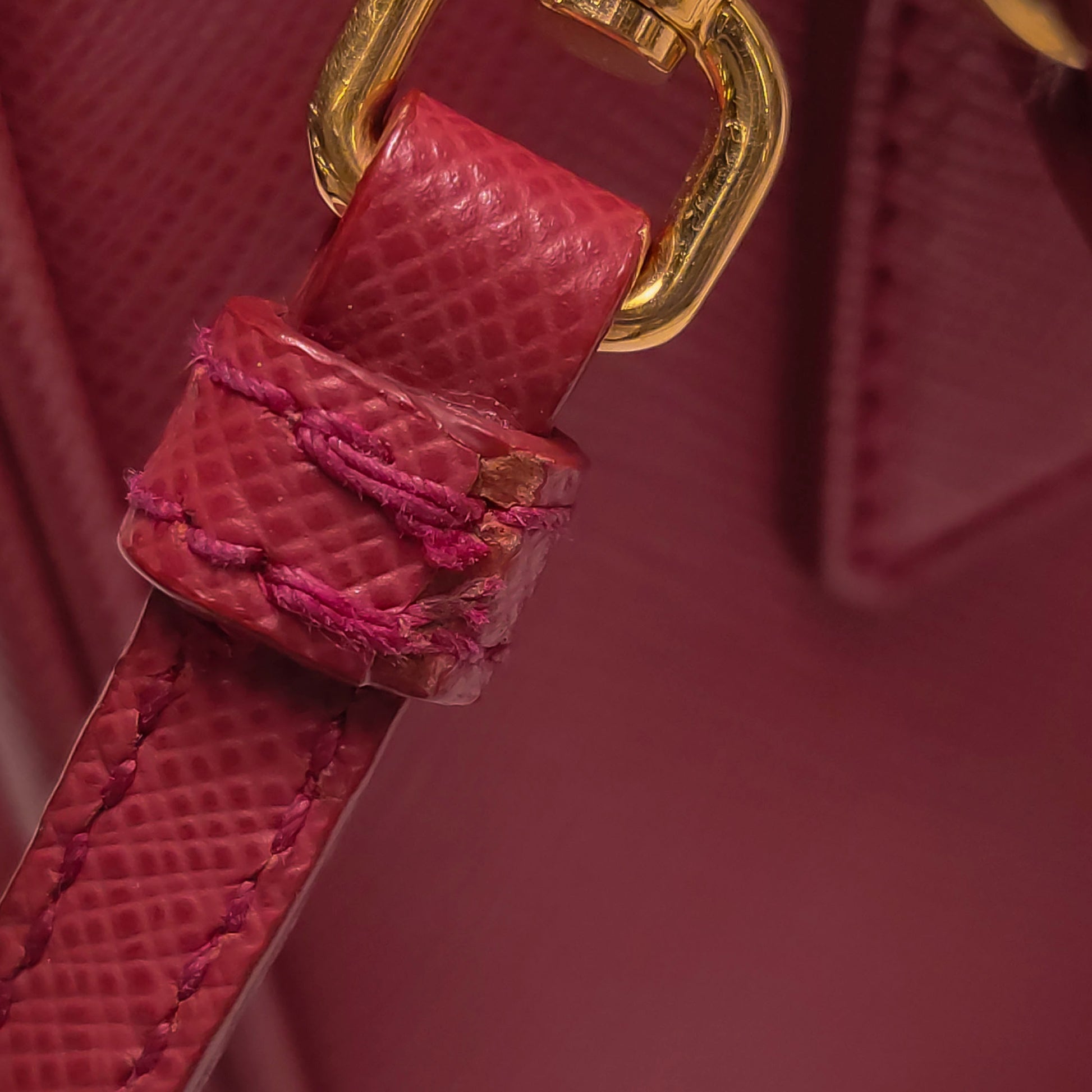 Prada Galleria Micro Red