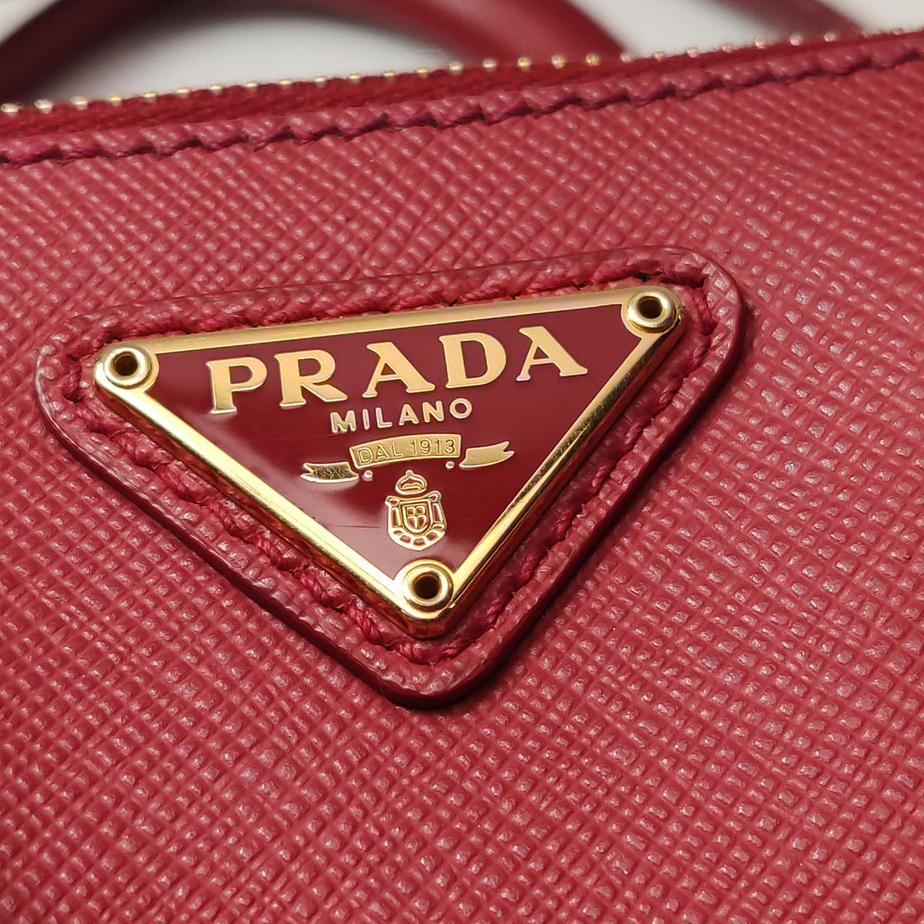 Prada Galleria Micro Red
