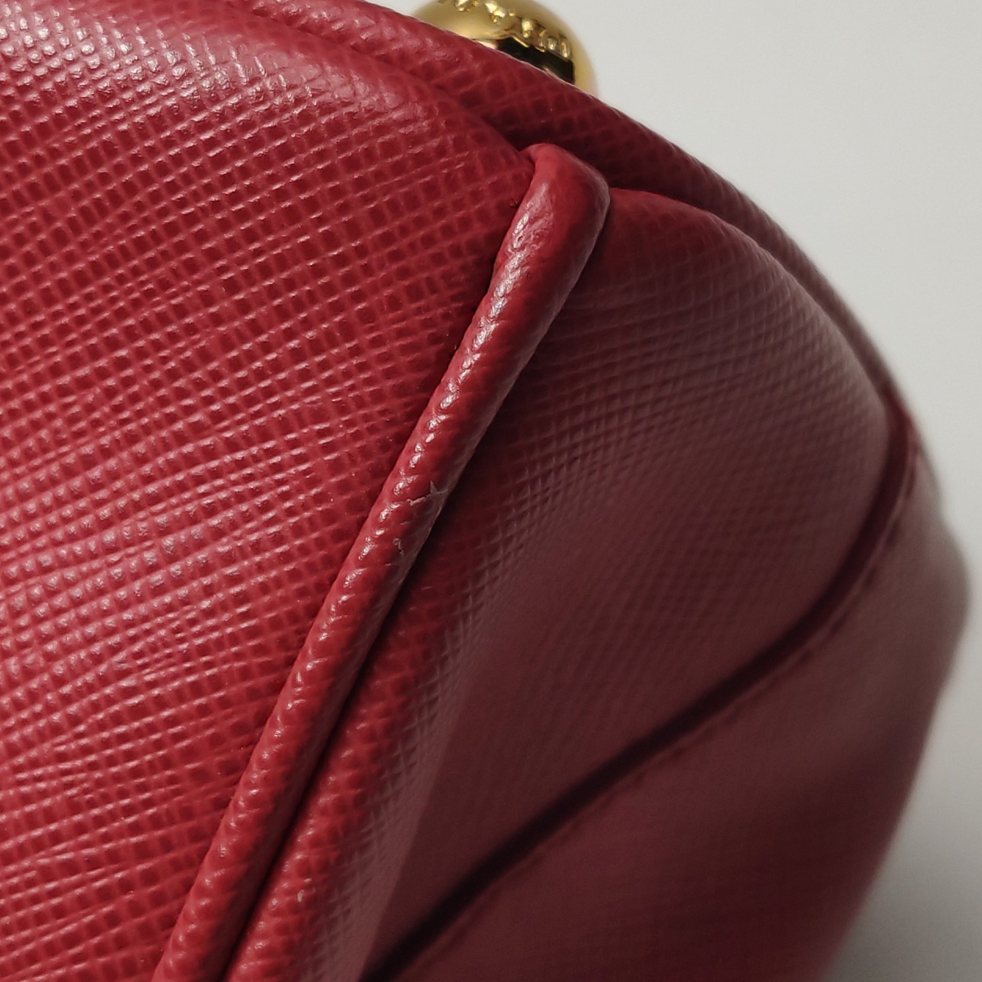 Prada Galleria Micro Red