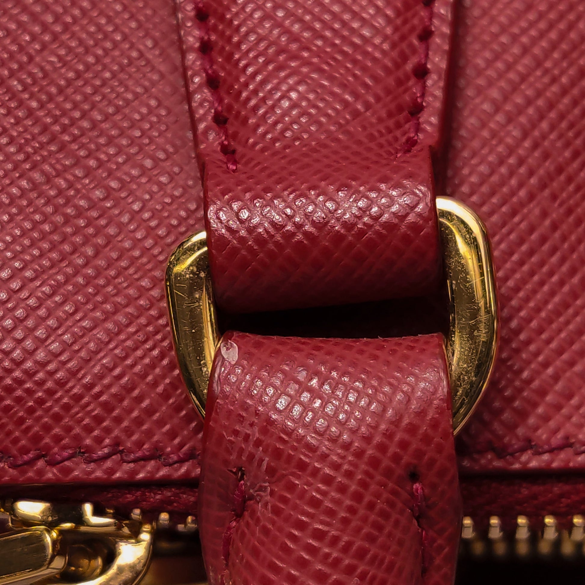 Prada Galleria Micro Red