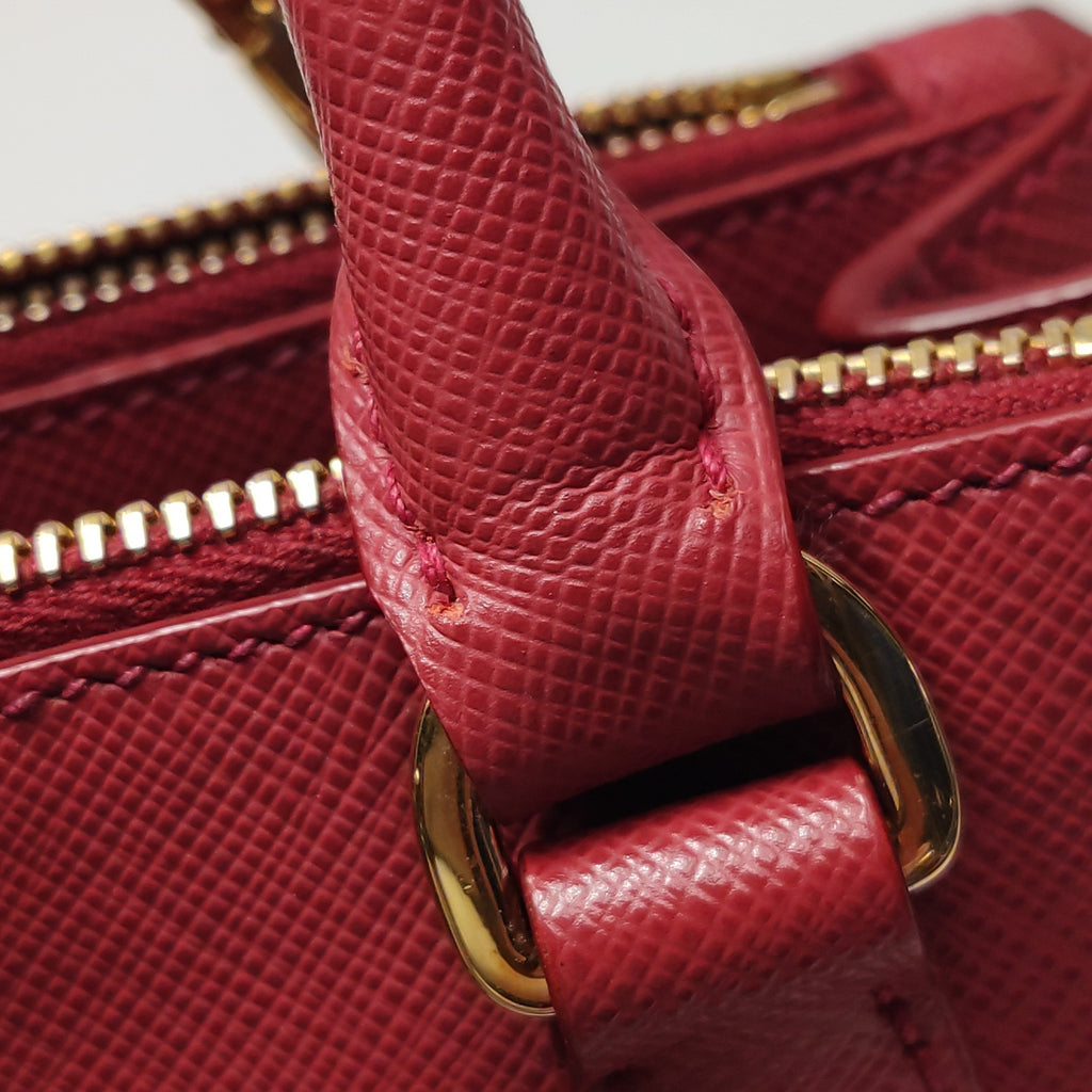 Prada Galleria Micro Red