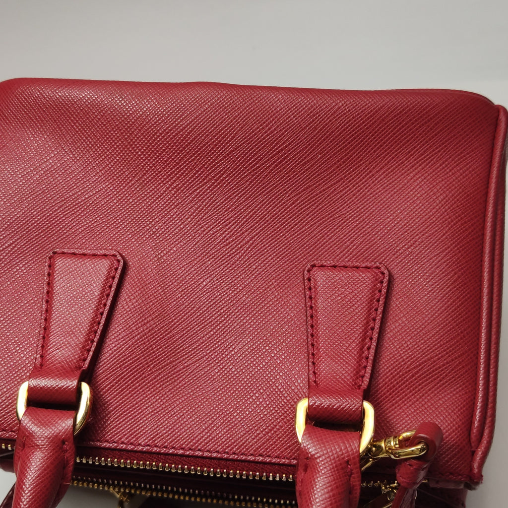 Prada Galleria Micro Red