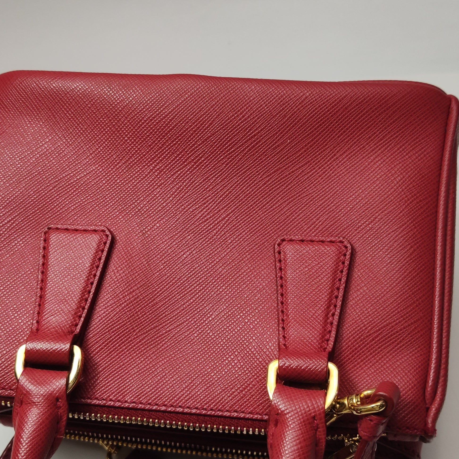 Prada Galleria Micro Red
